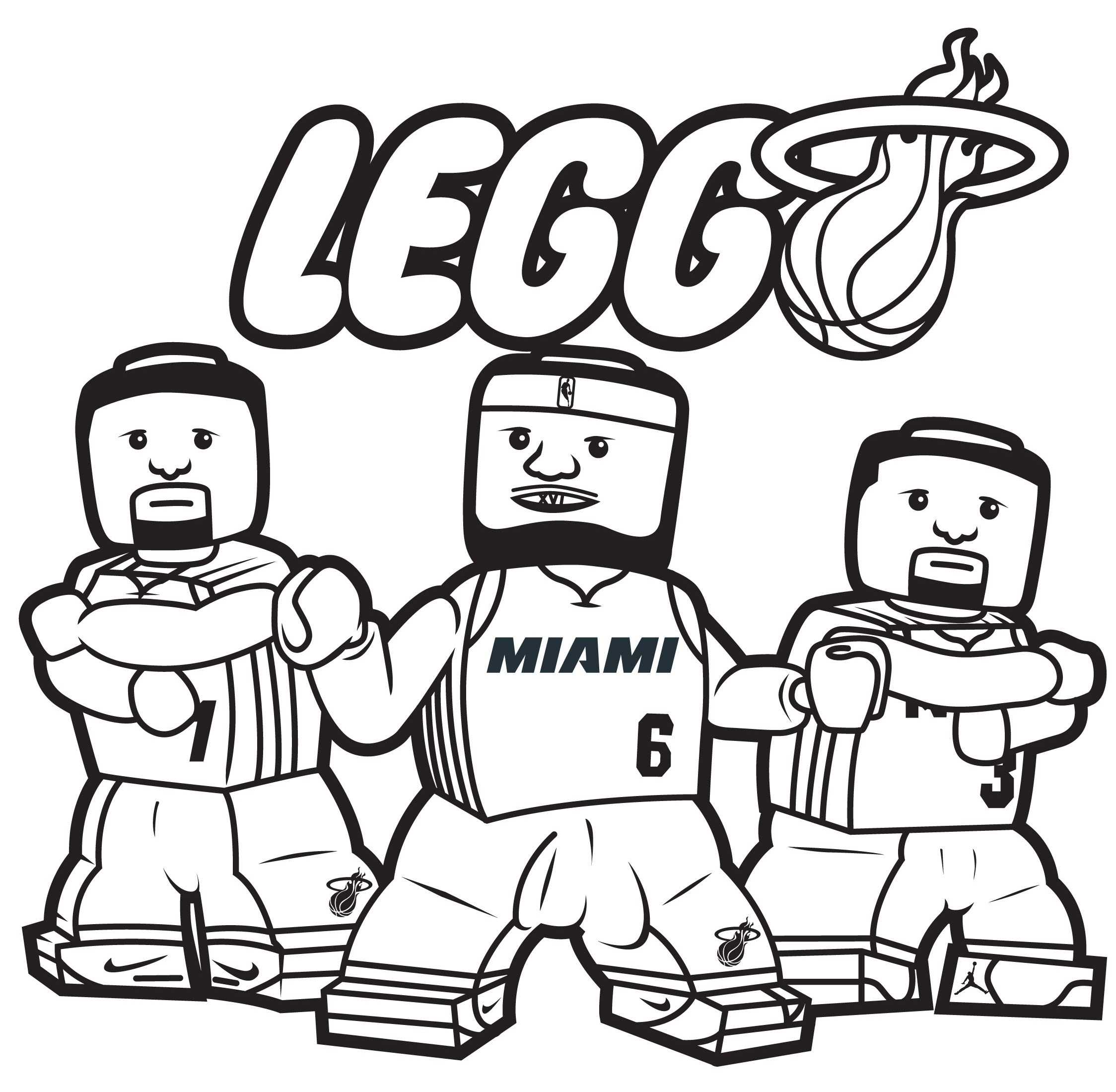 Printable Cleveland Cavaliers Coloring Pages
