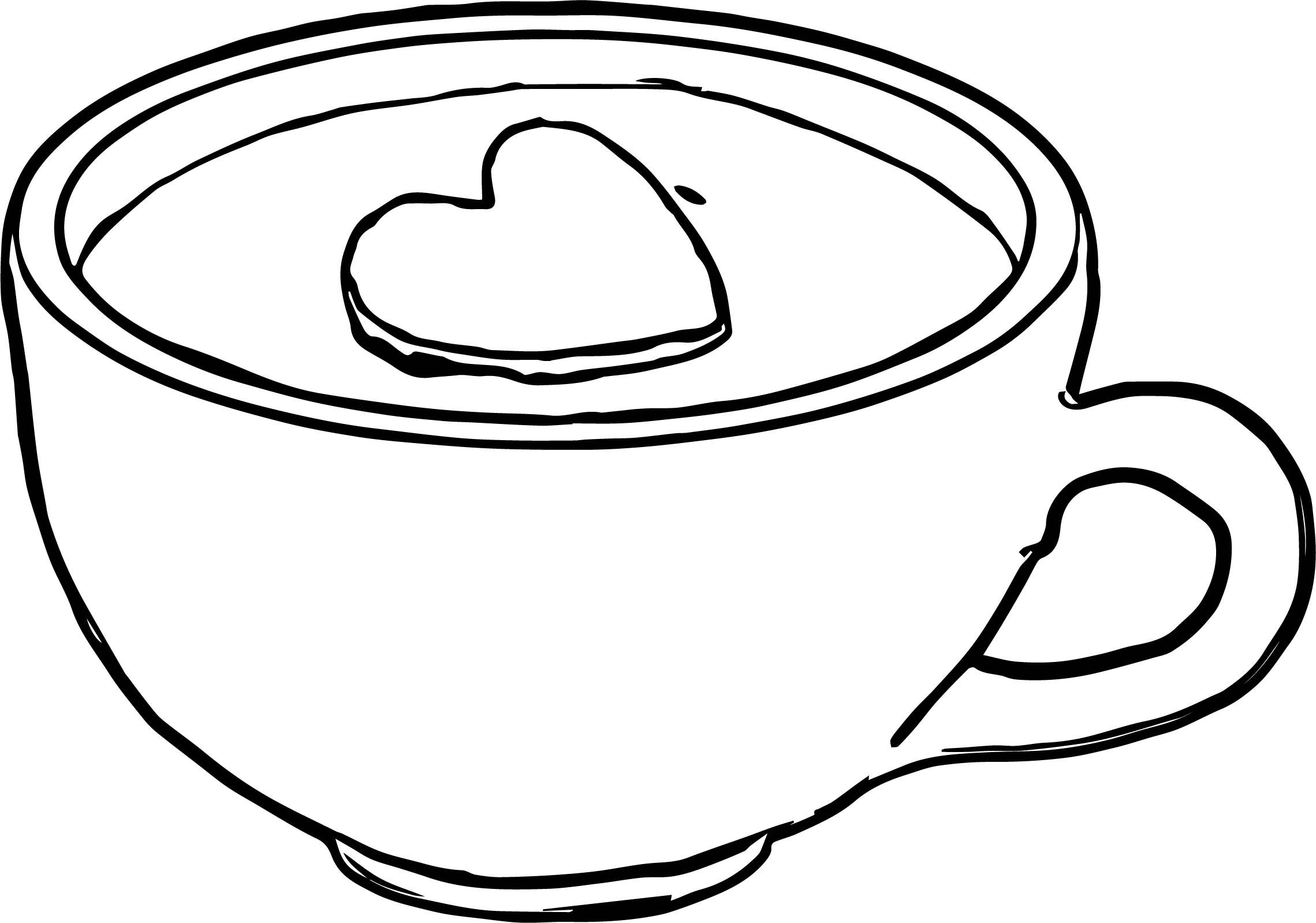 Cup Coloring Pages
