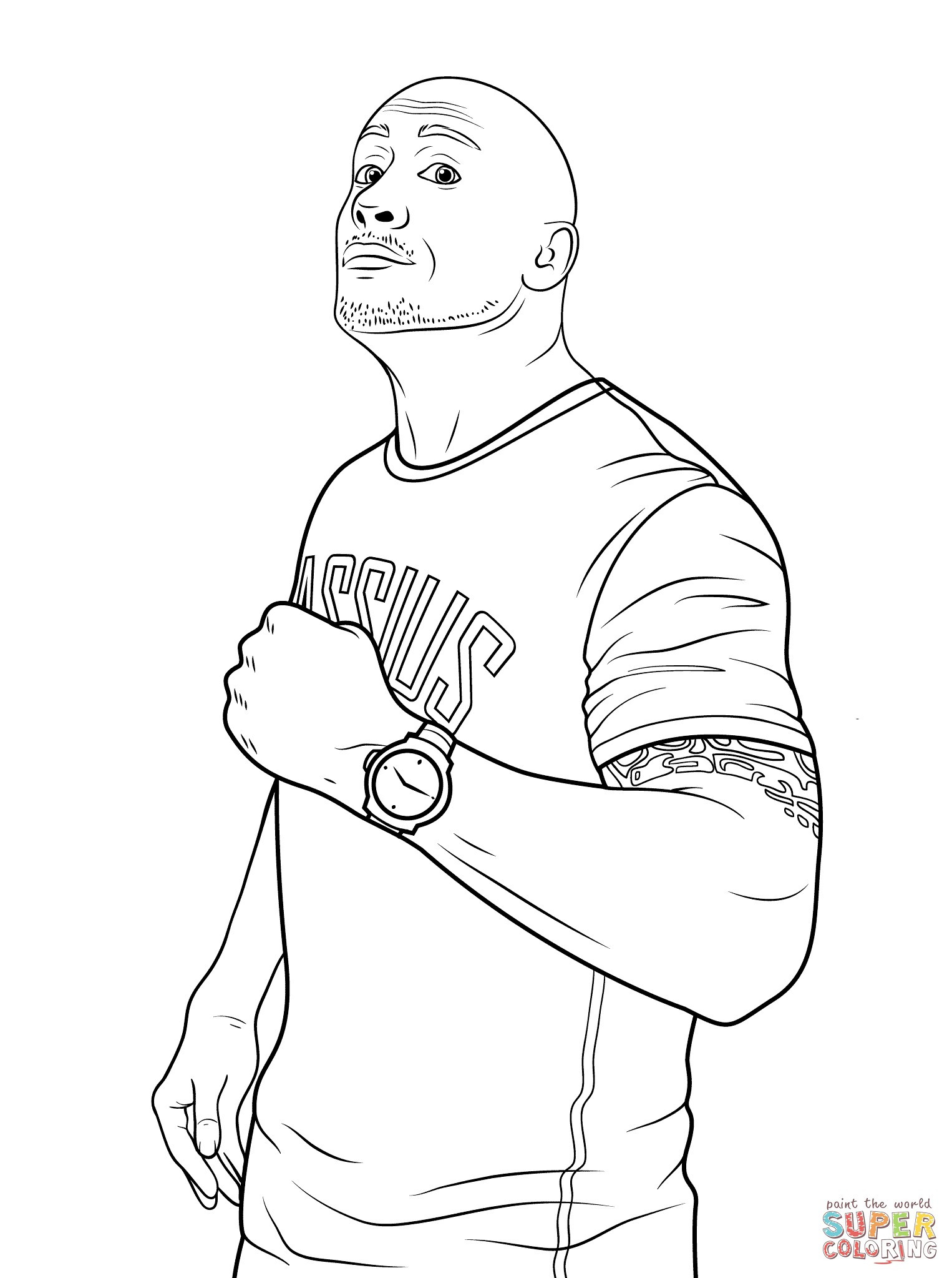 Captain Cold Printable Coloring Pages