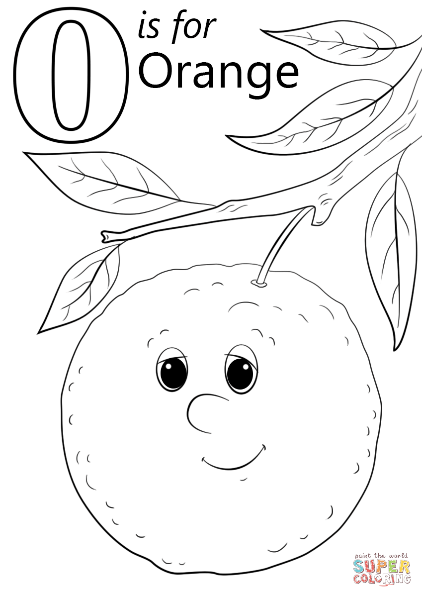 Color Orange Coloring Pages Coloring Home