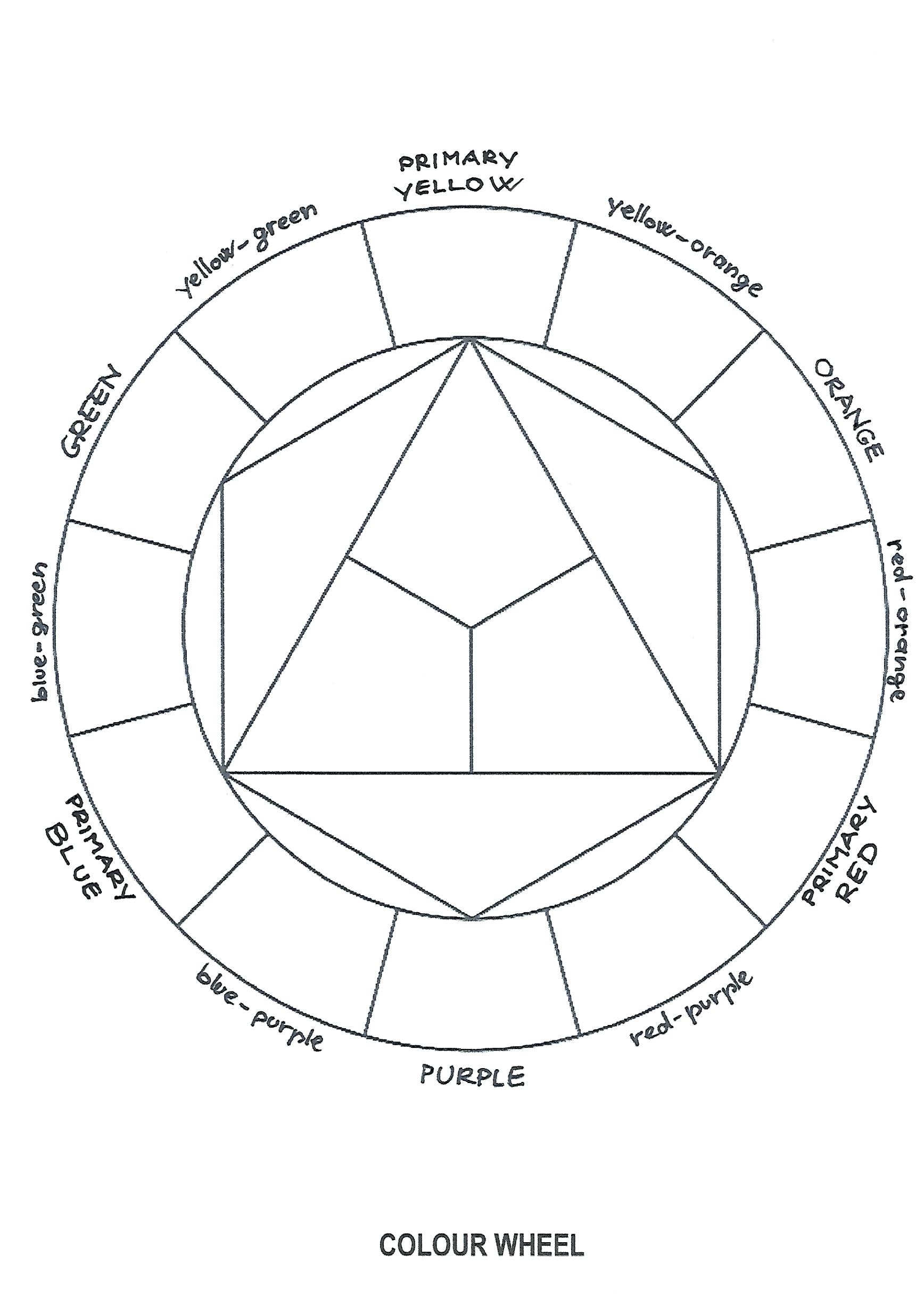 Color Wheel Coloring Page At GetColorings Free Printable Colorings Pages To Print And Color