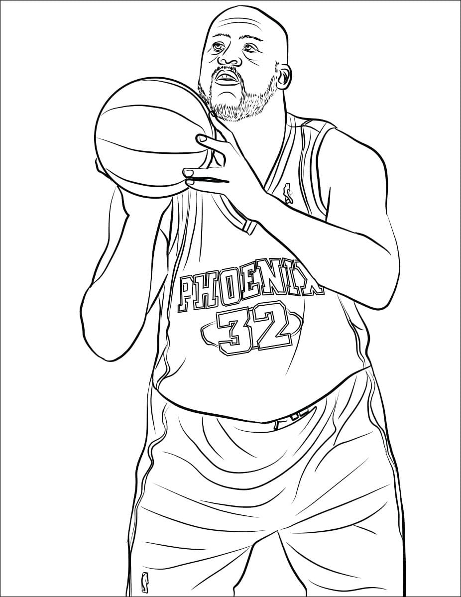 Coloriage NBA Imprimer