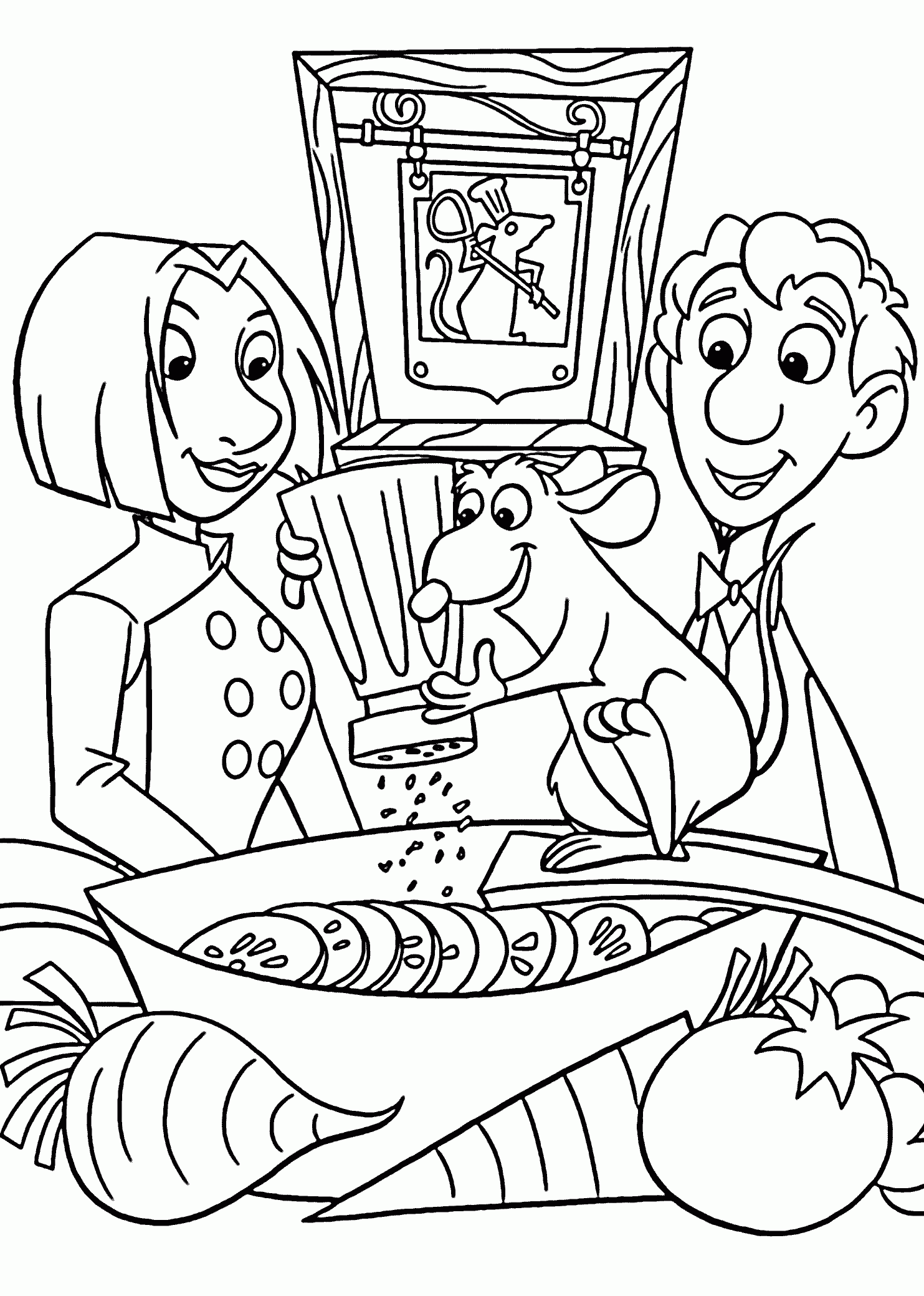 Coloriage Ratatouille