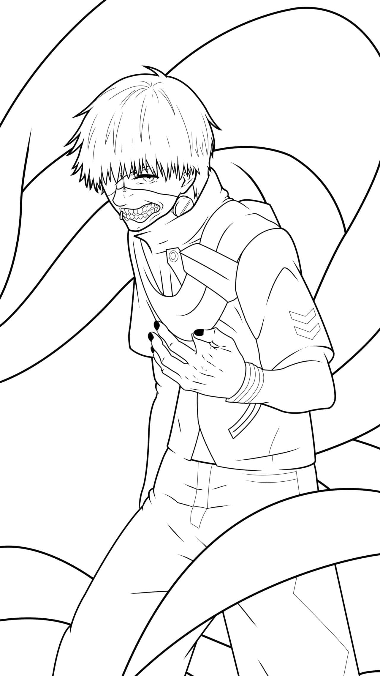Tokyo Ghoul Coloring Pages