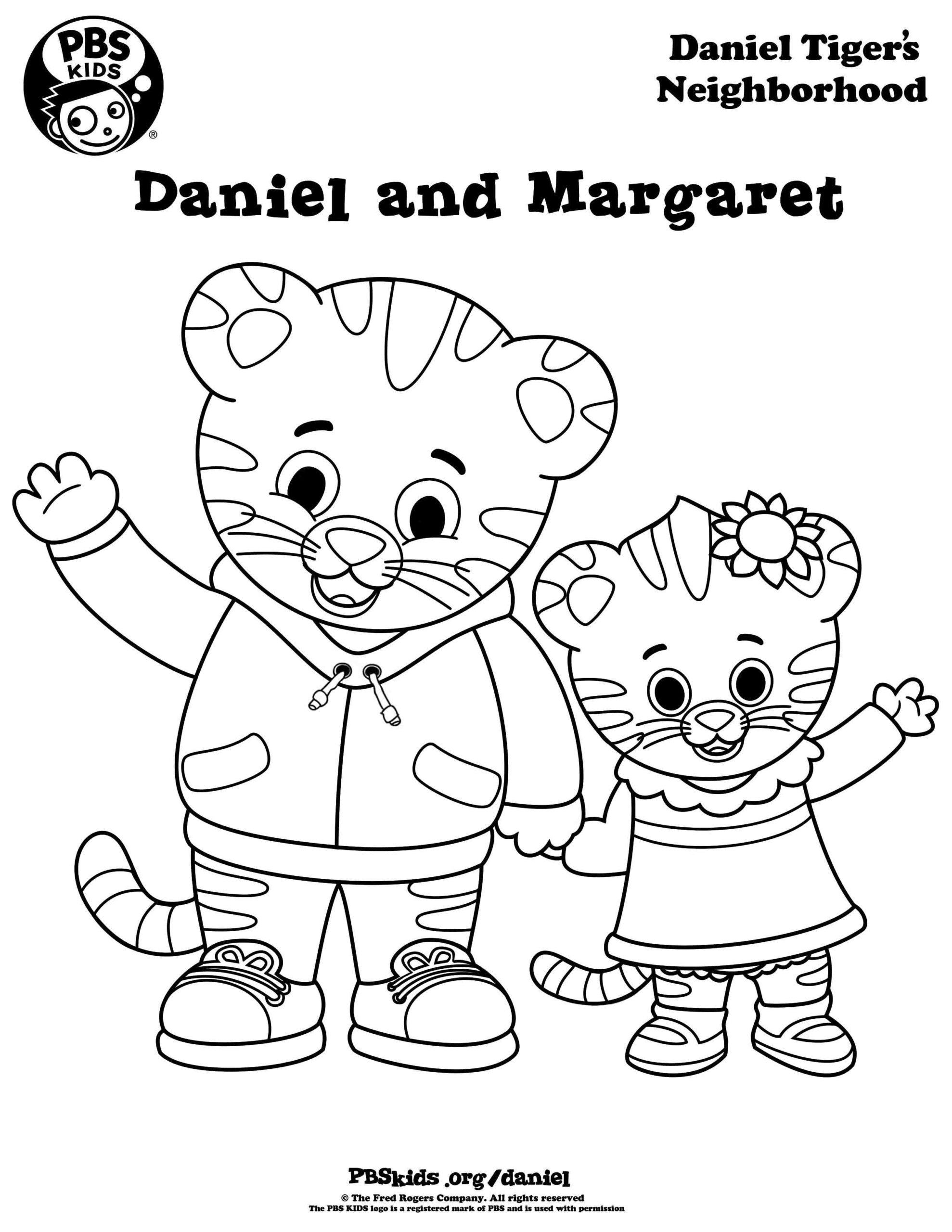 Coloring Daniel Tiger S Neighborhood PBS KIDS Daniel Tiger Daniel Tiger S Neighborhood