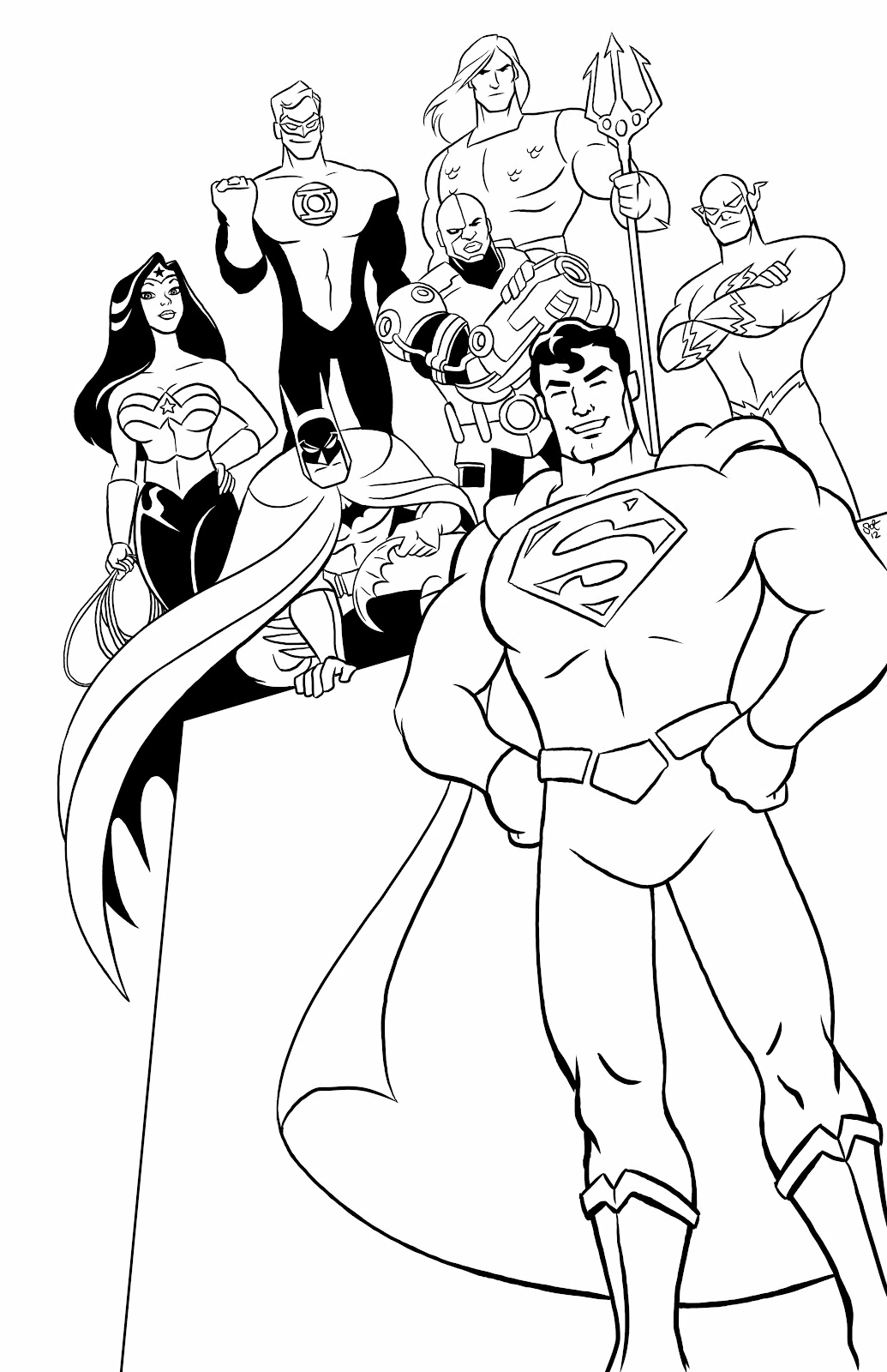 Coloring Dc Comics Pages Firestorm Comic Brave Bold Printable Color Name Fan Batman Pdf Man