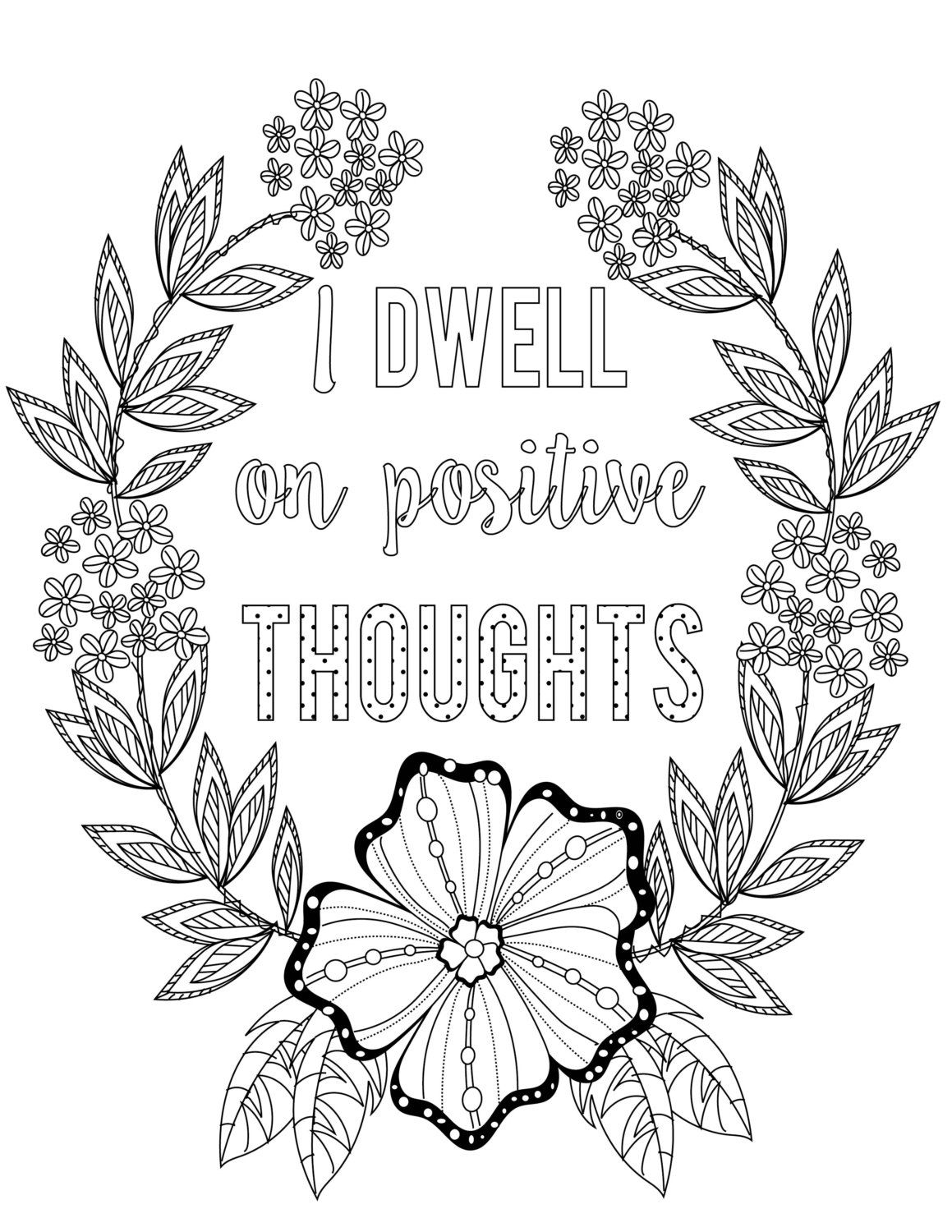 Quotes Coloring Pages