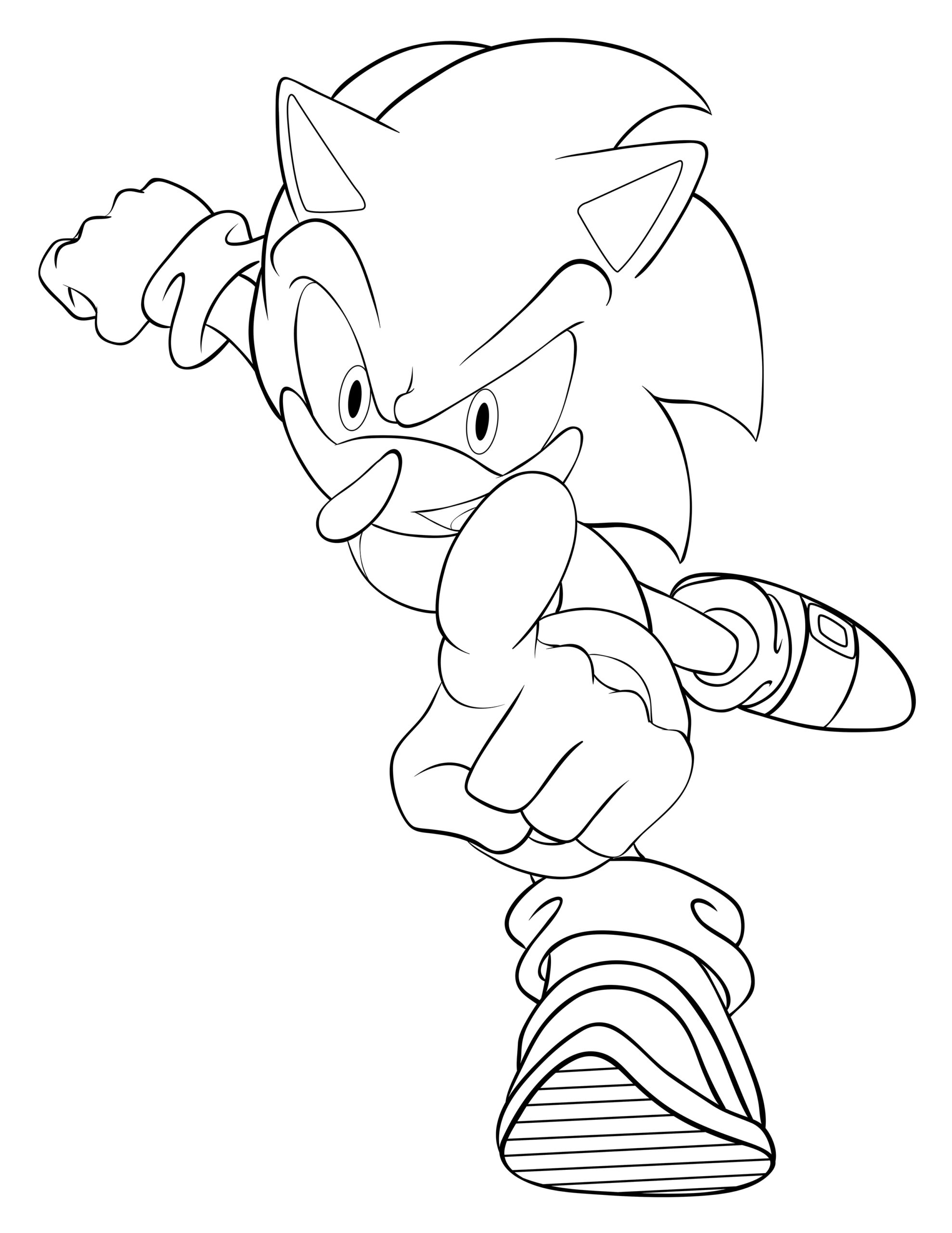 Sonic Coloring Pages