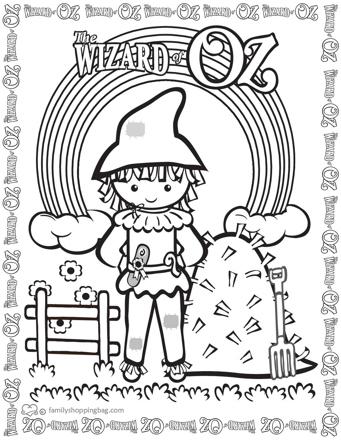Coloring Page 8 Wizard Of Oz