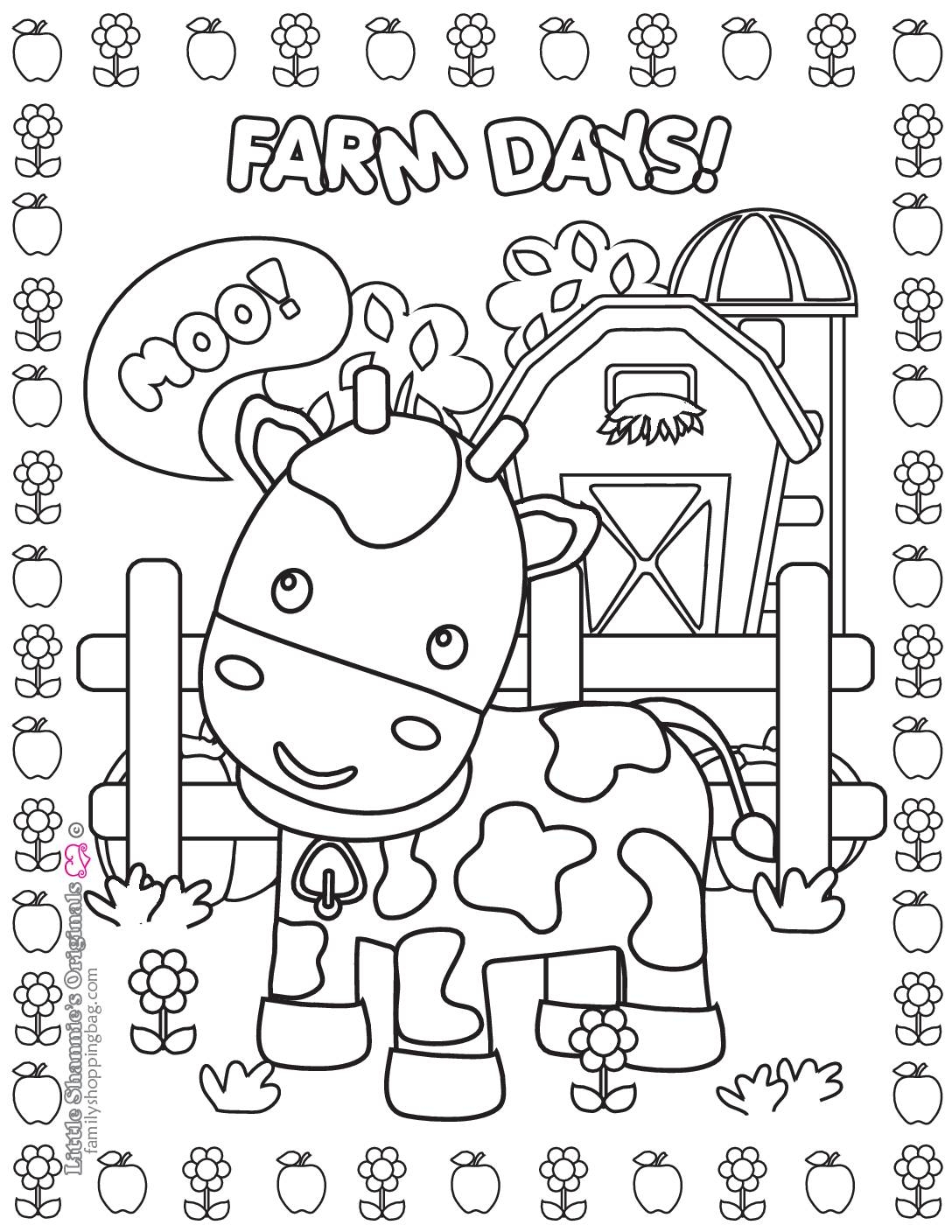 Farm Coloring Pages