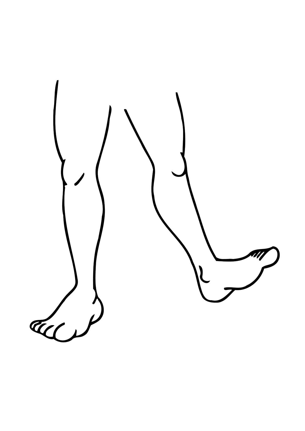 Coloring Page Legs Free Printables Img 11476