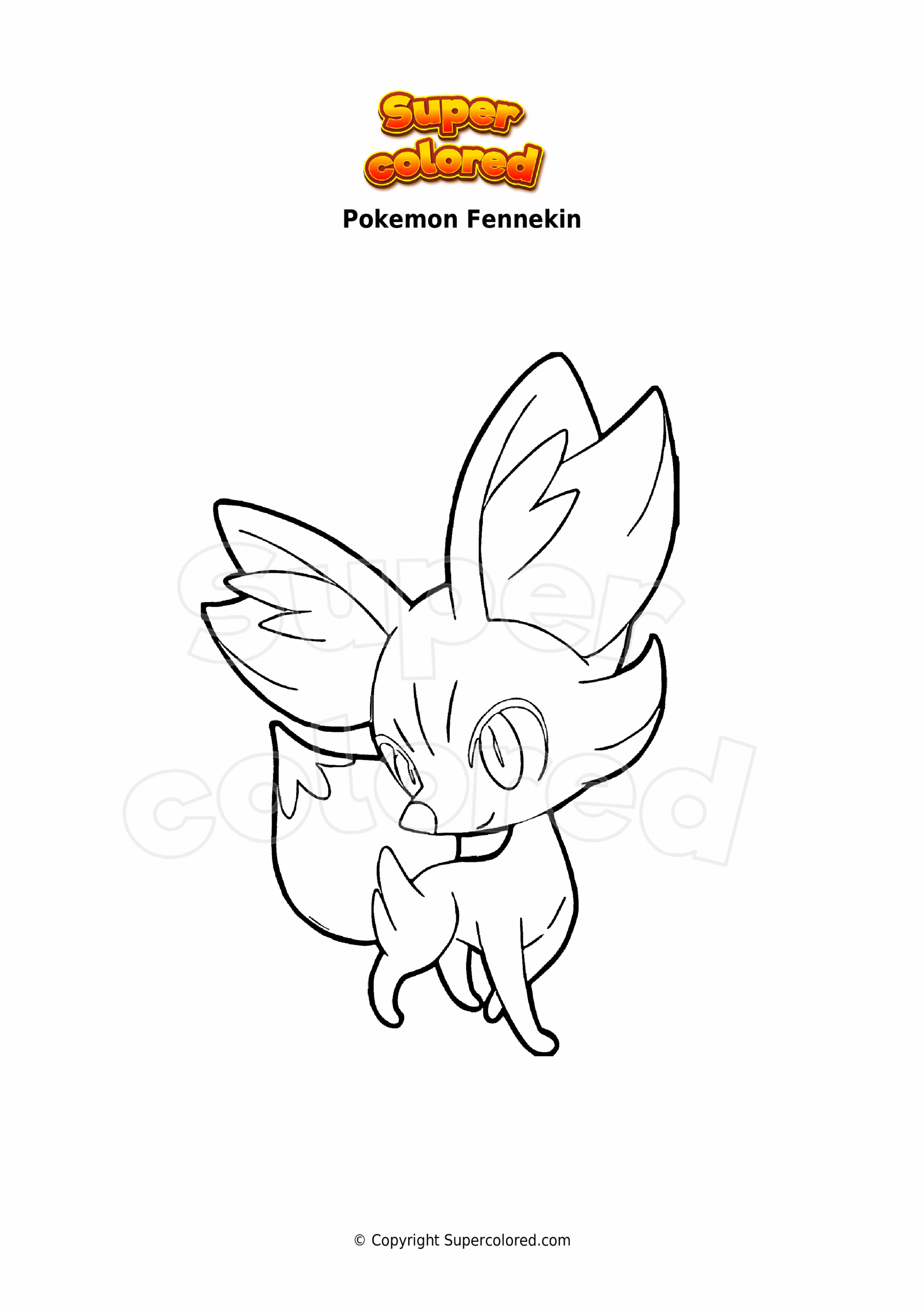 Printable Coloring Page Pokemon Bruxish