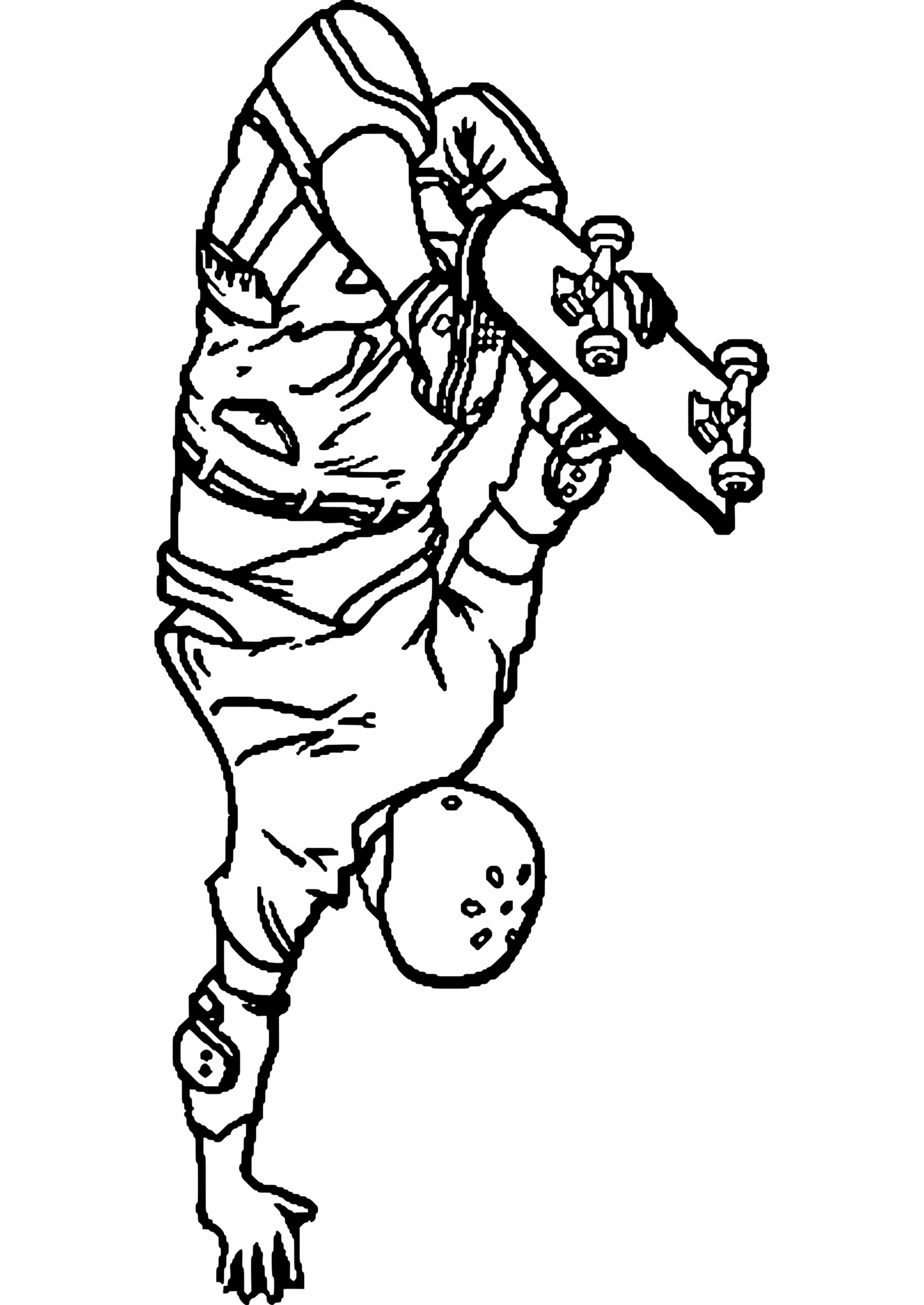 Coloring Pages 5th Grade Skateboarding