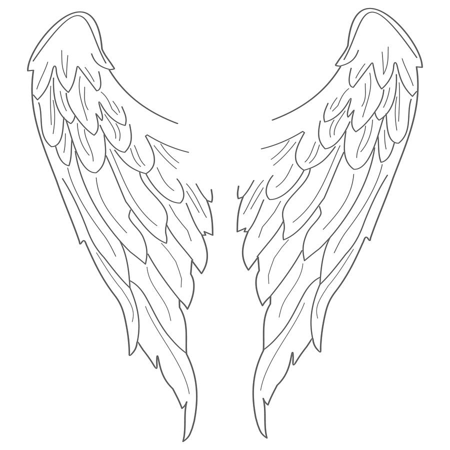 Coloring Pages Angel Wings At GetColorings Free Printable Colorings Pages To Print And Color