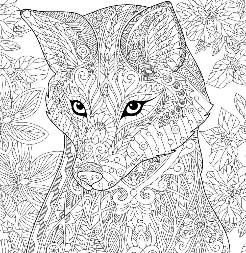 Coloring Pages Printable Animals Hard