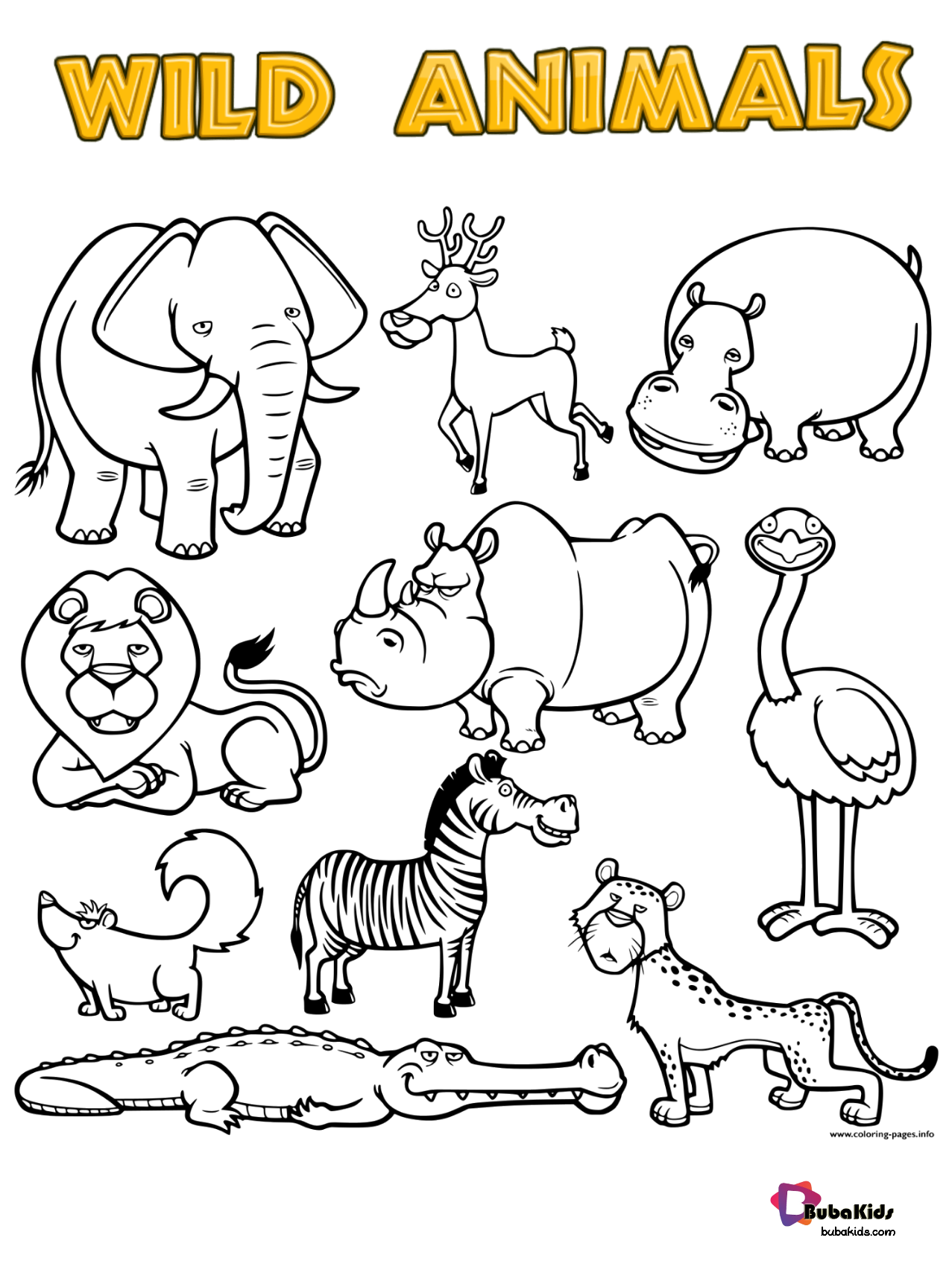 Coloring Pages Animals Printable