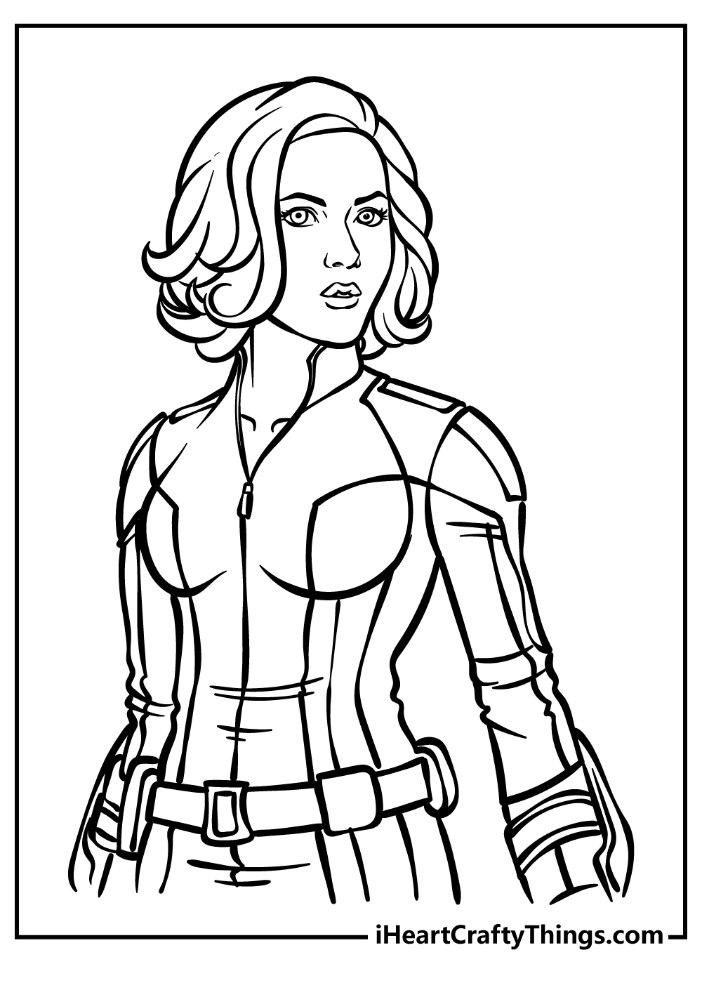 Coloring Pages Black Widow