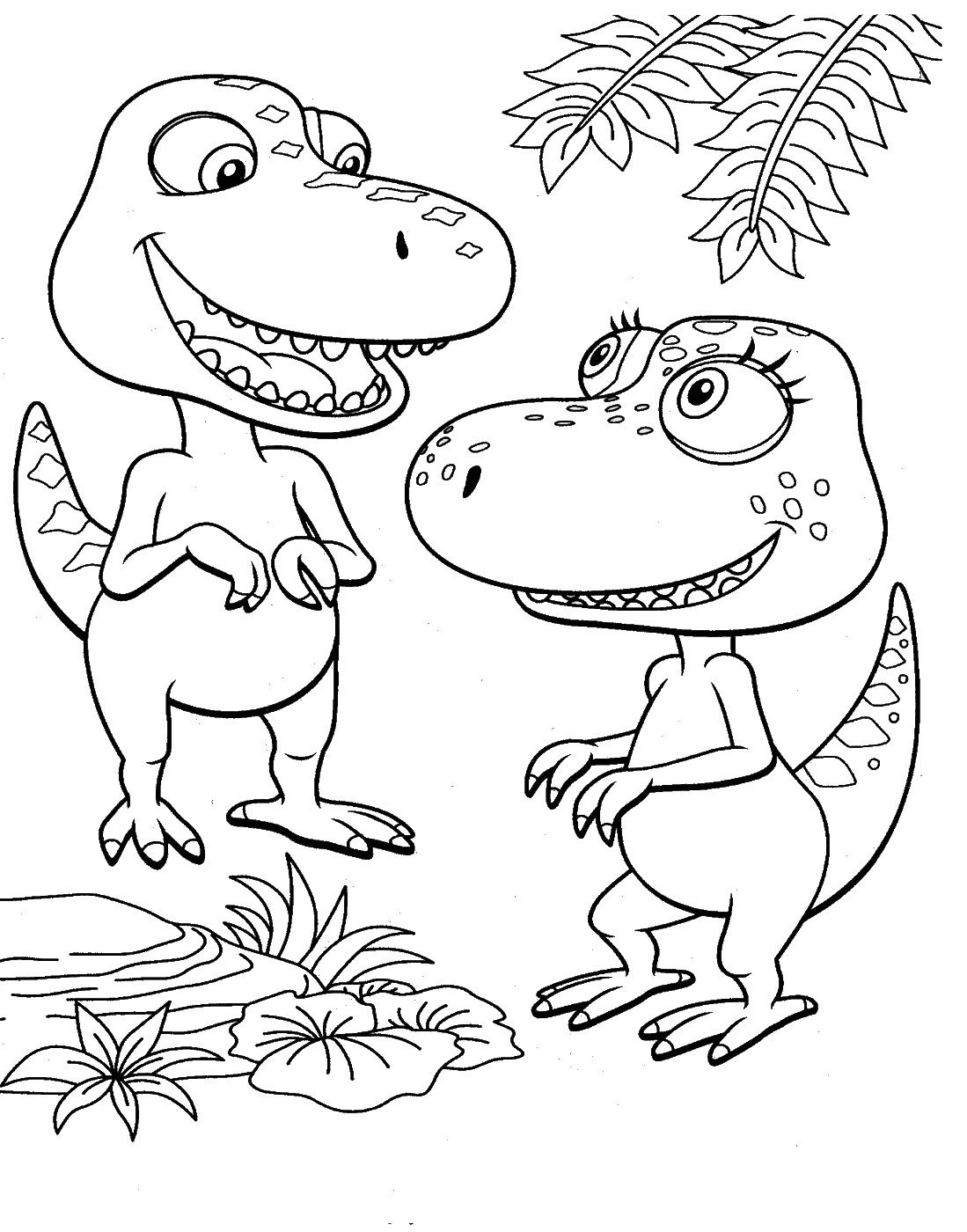 Coloring Pages Dinosaur Train Warehouse Of Ideas