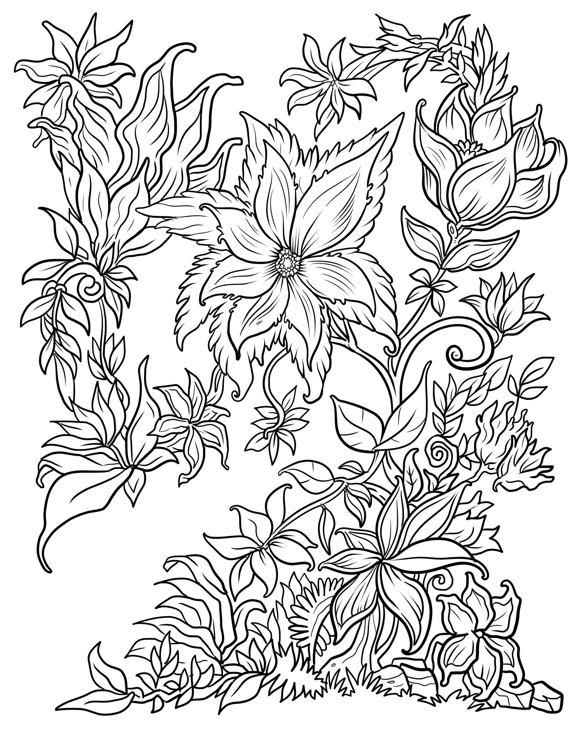 Coloring Pages For Adults Online Maplelula