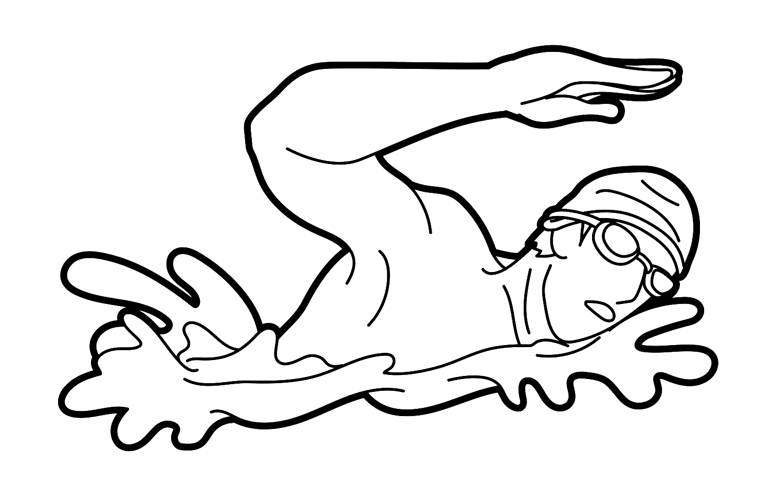 Coloring Pages For Swimming
