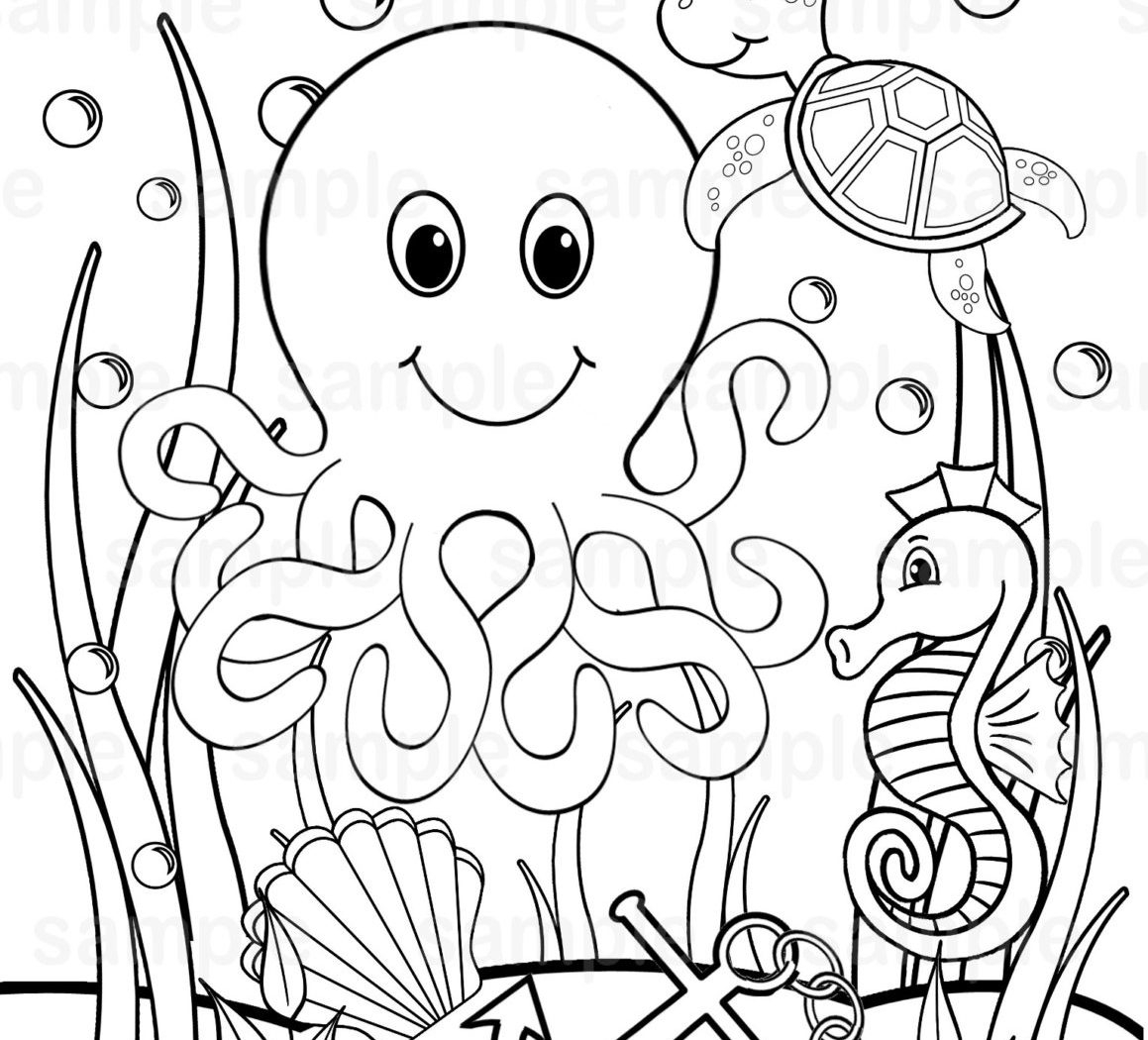 Ocean Coloring Pages