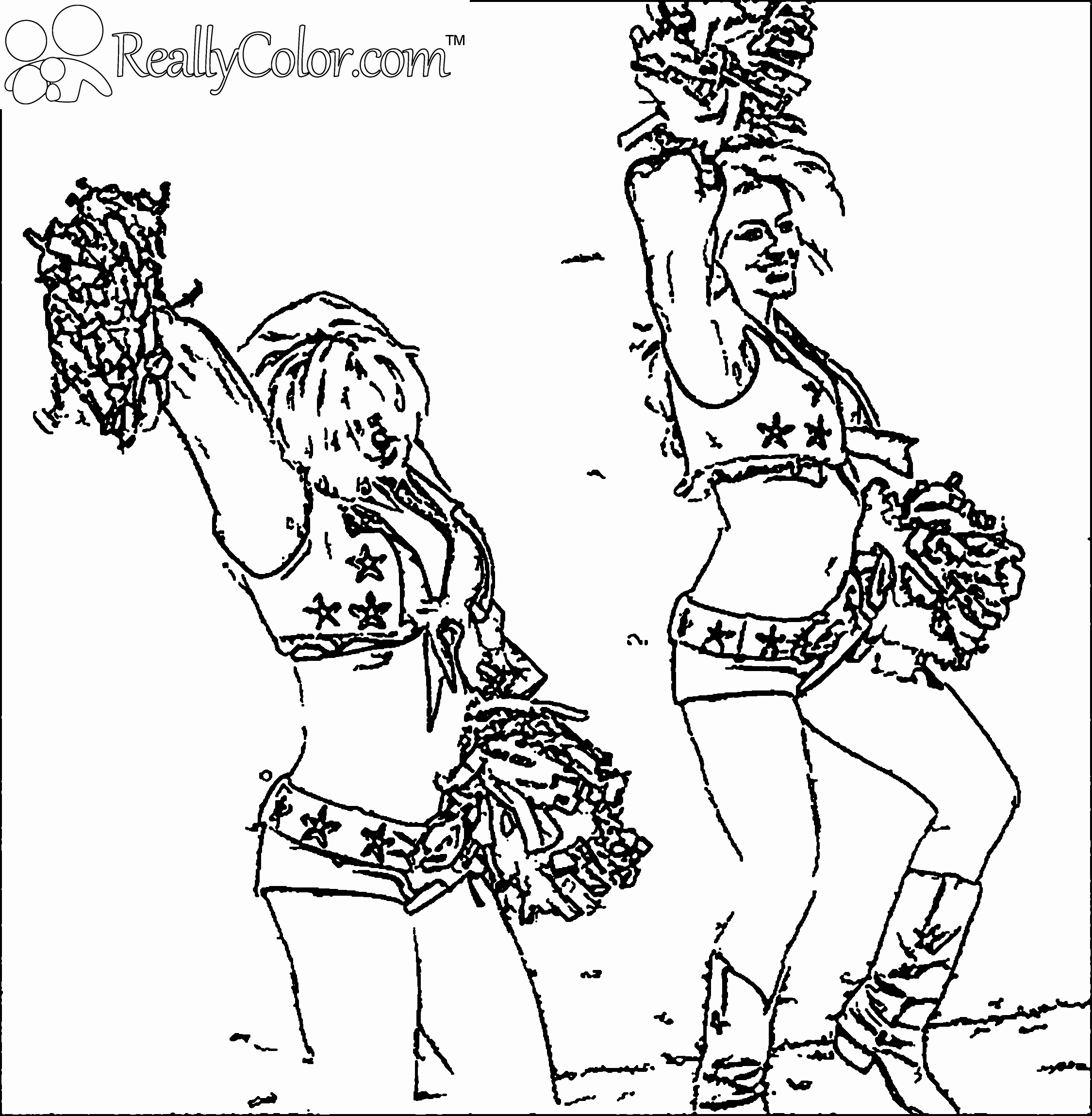Coloring Pages Of Cheerleader At GetColorings Free Printable Colorings Pages To Print And