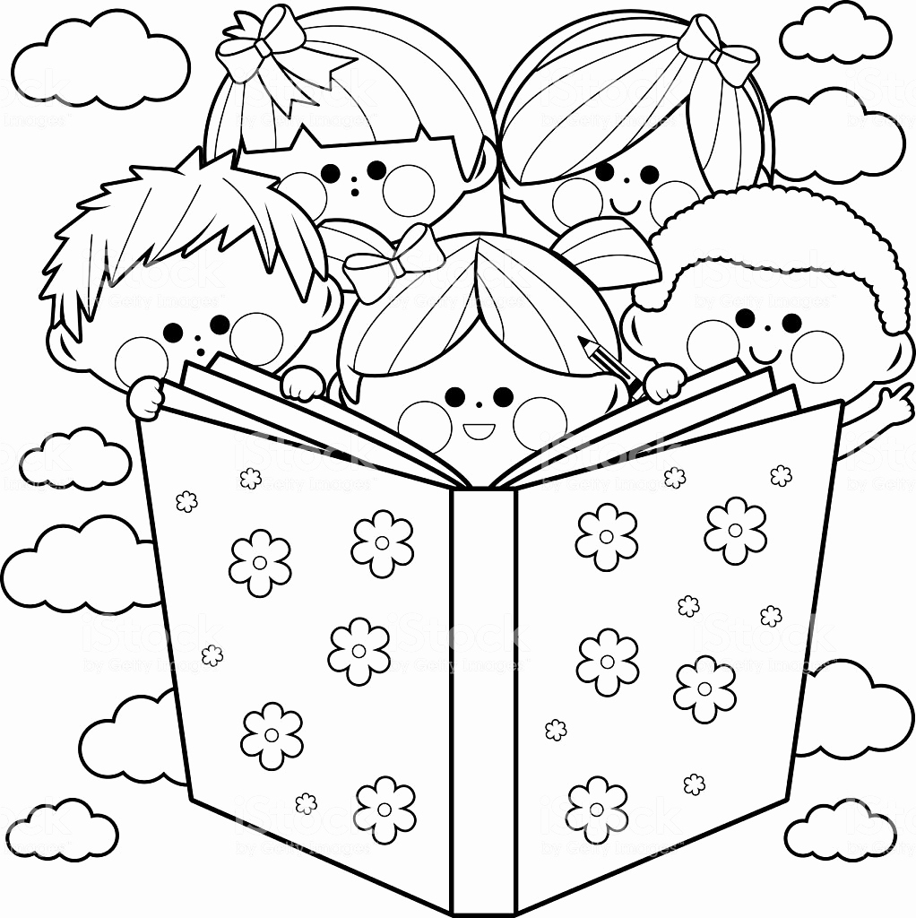 Coloring Pages Of Children Reading At GetColorings Free Printable Colorings Pages To Print