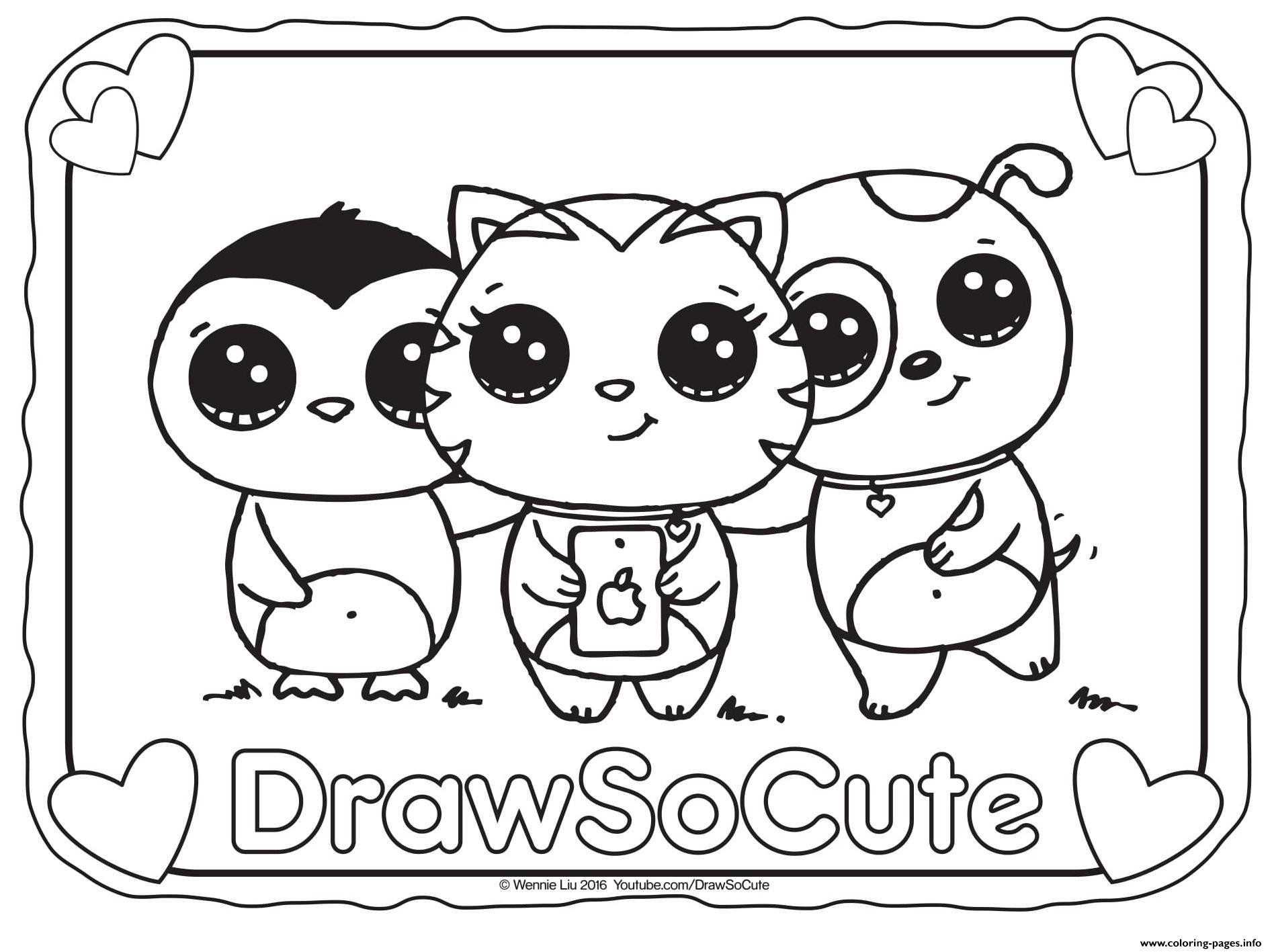 Coloring Pages Of Cute Things At GetColorings Free Printable Colorings Pages To Print And