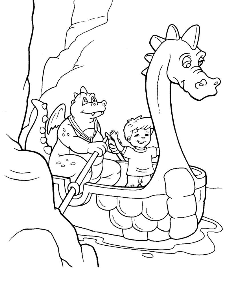 Coloring Pages Of Dragon Tales