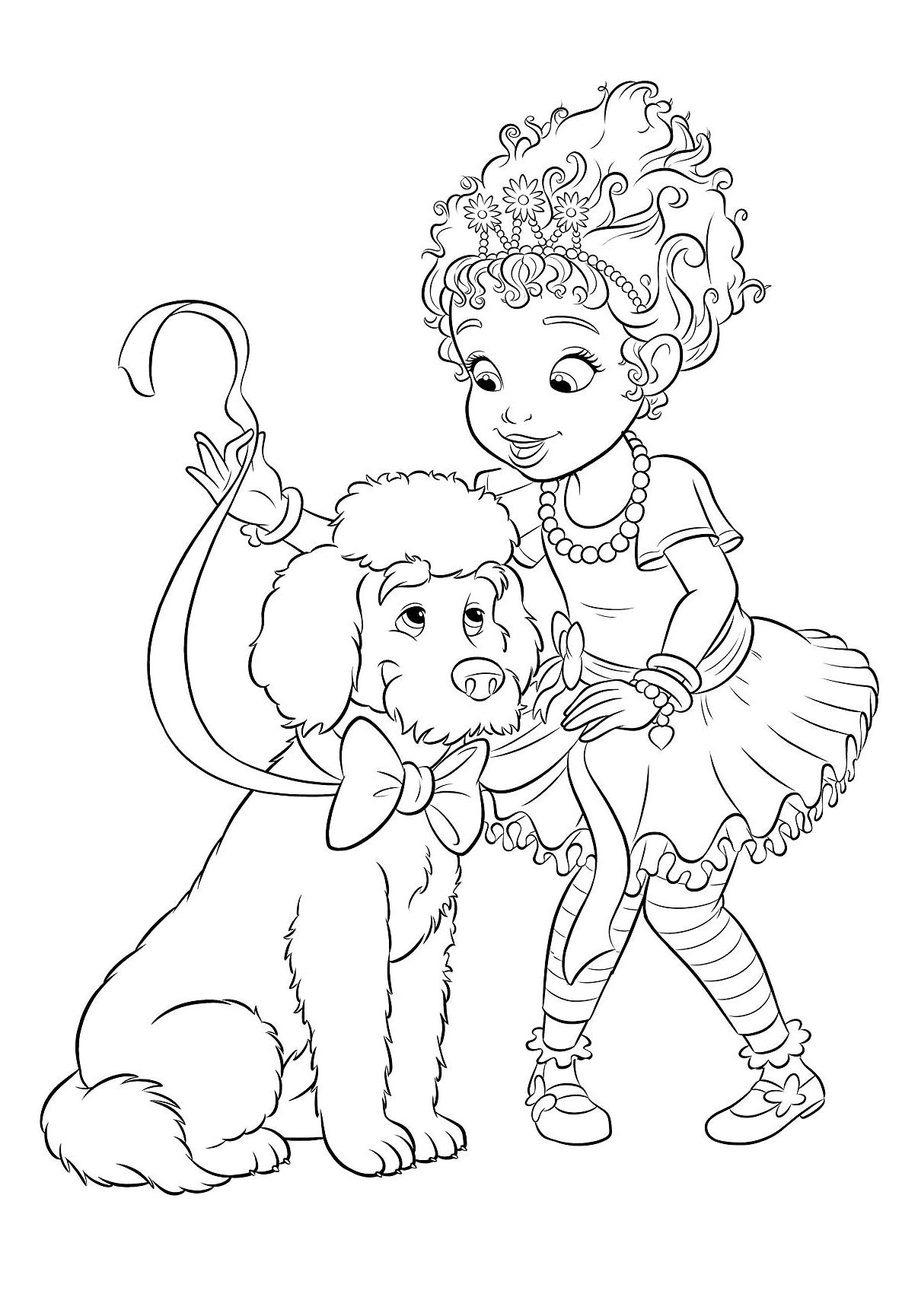 Coloring Pages Of Fancy Nancy