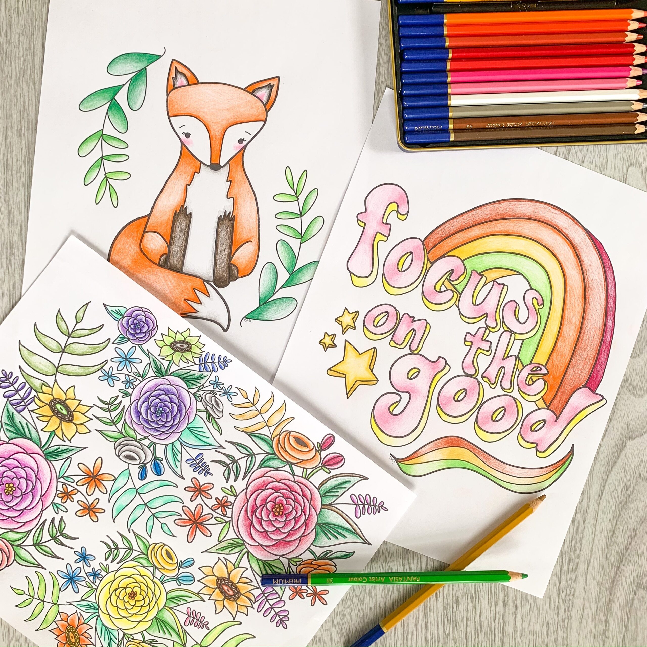 Coloring Pages Pack 1 Etsy
