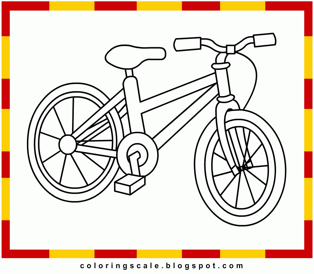 Bike Coloring Pages