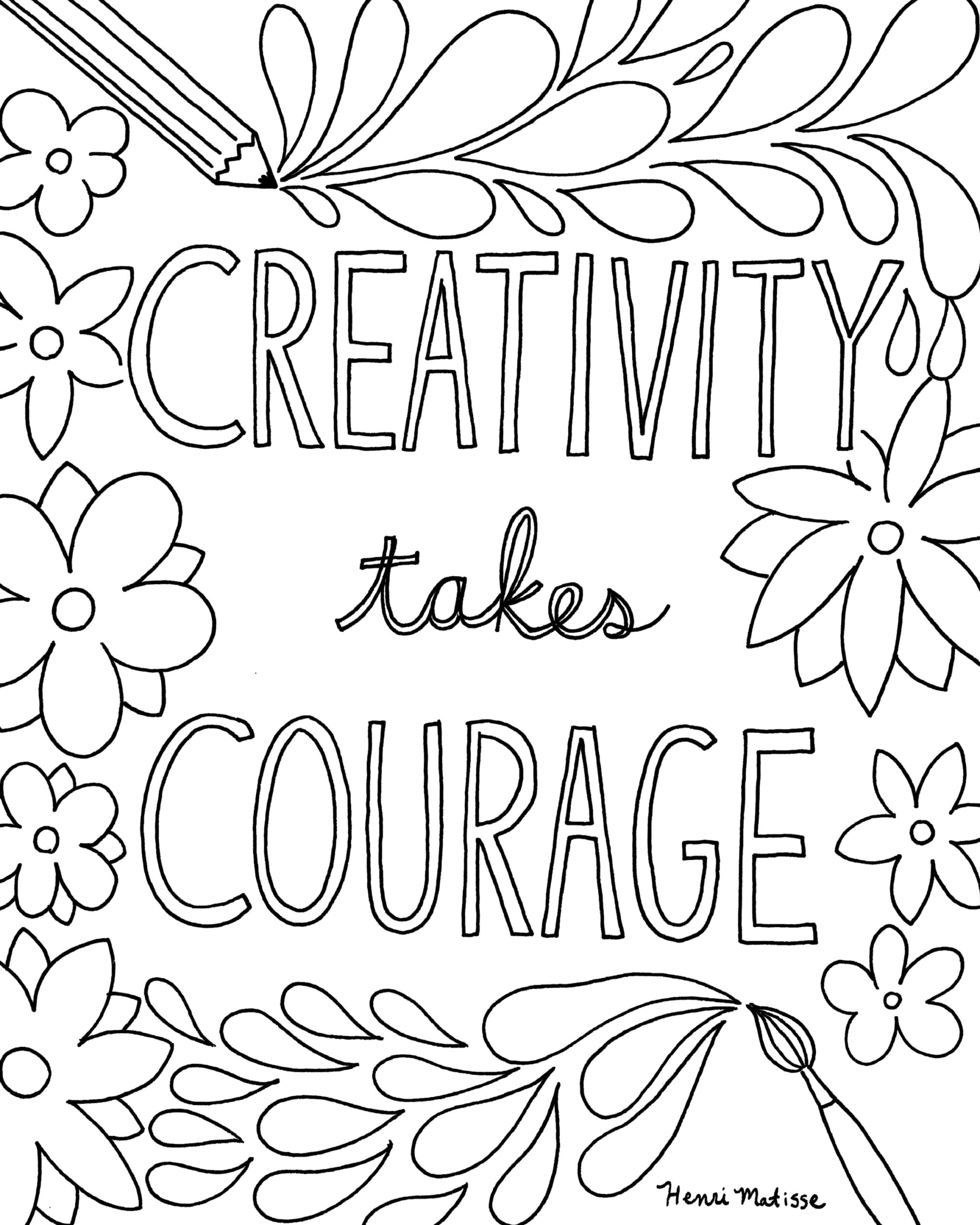 Coloring Pages Quotes Printable