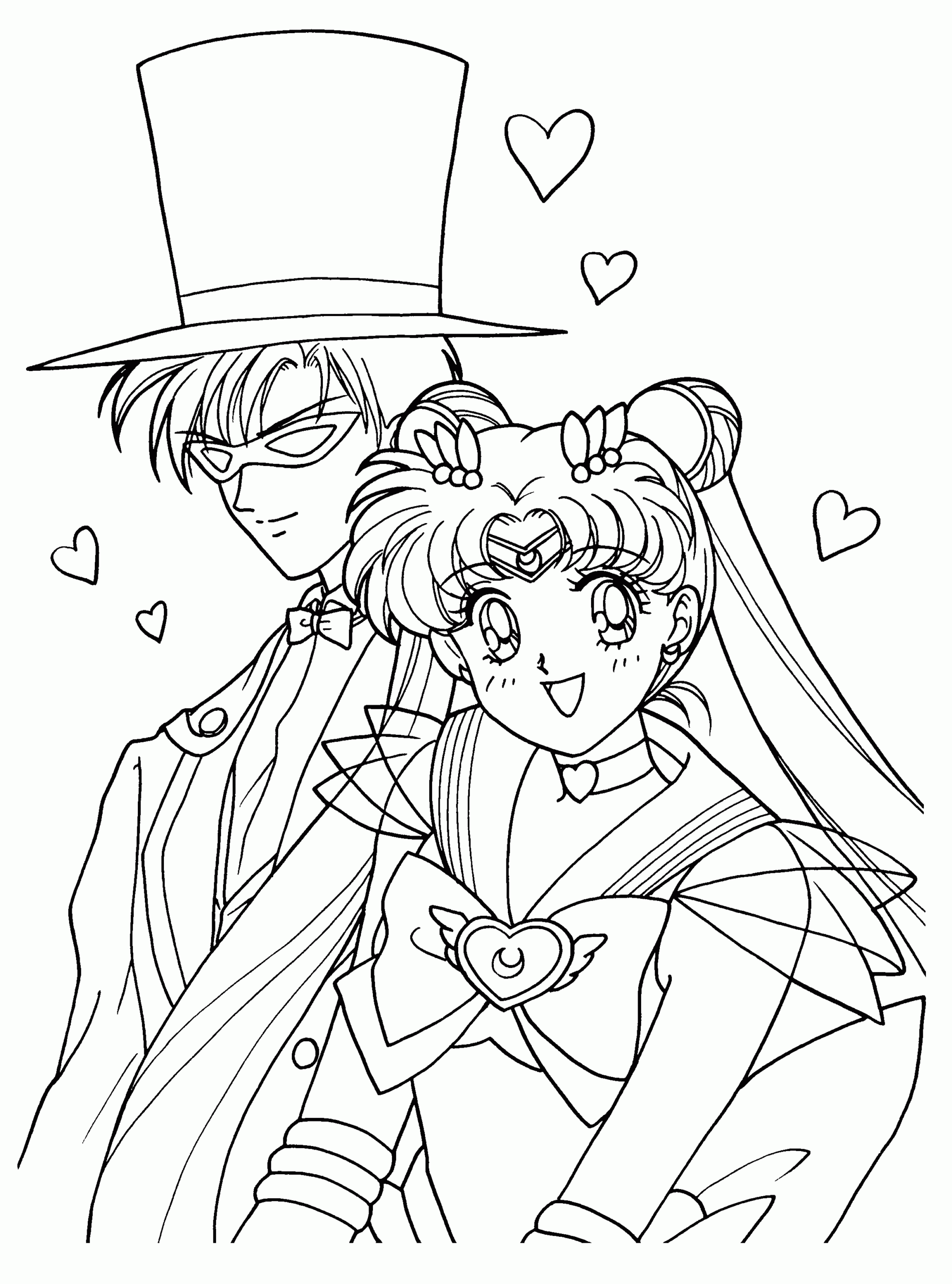 Sailor Moon Coloring Pages