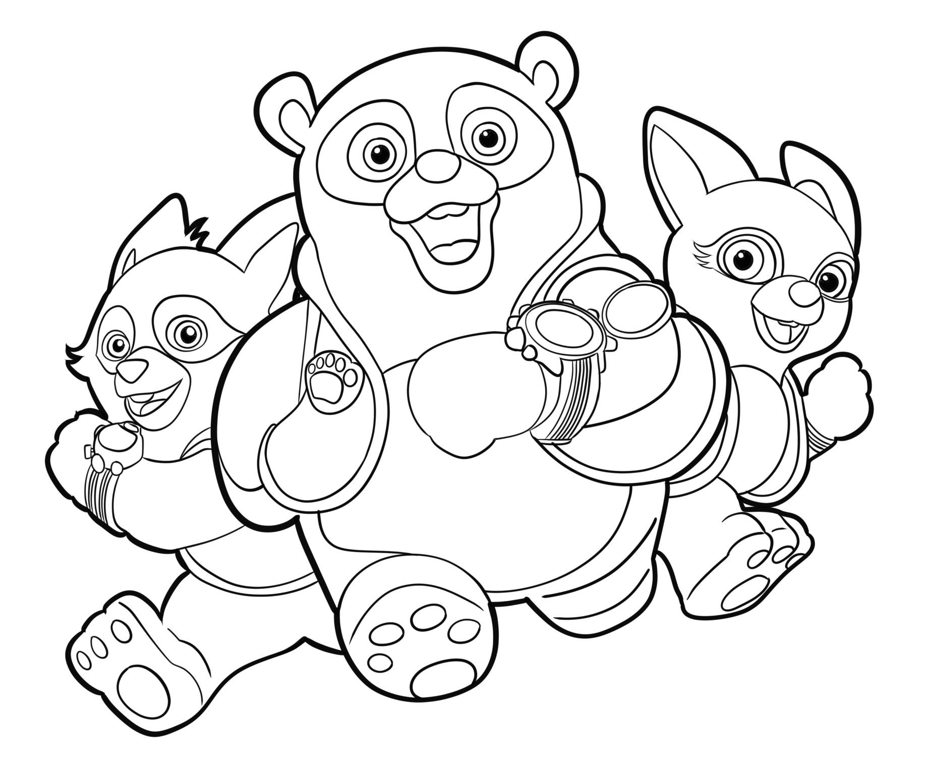 Coloring Pages Special Agent Oso Full