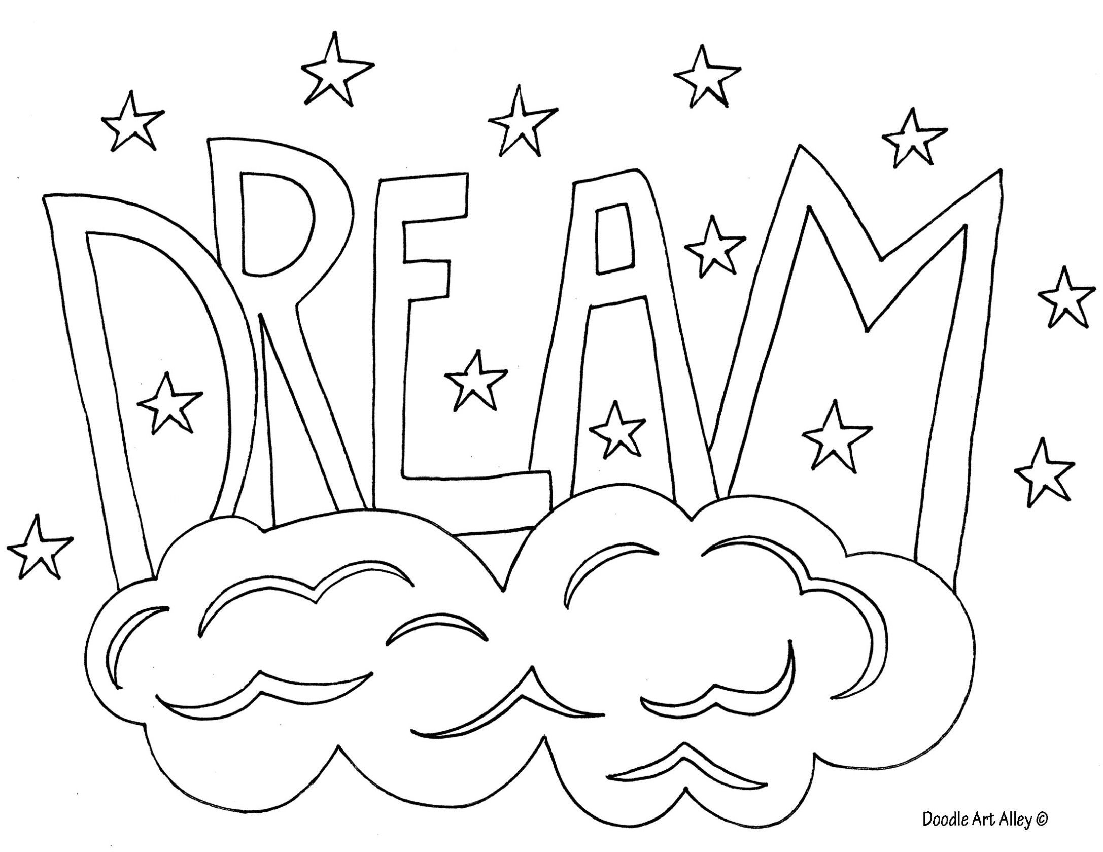 Coloring Pages With Words