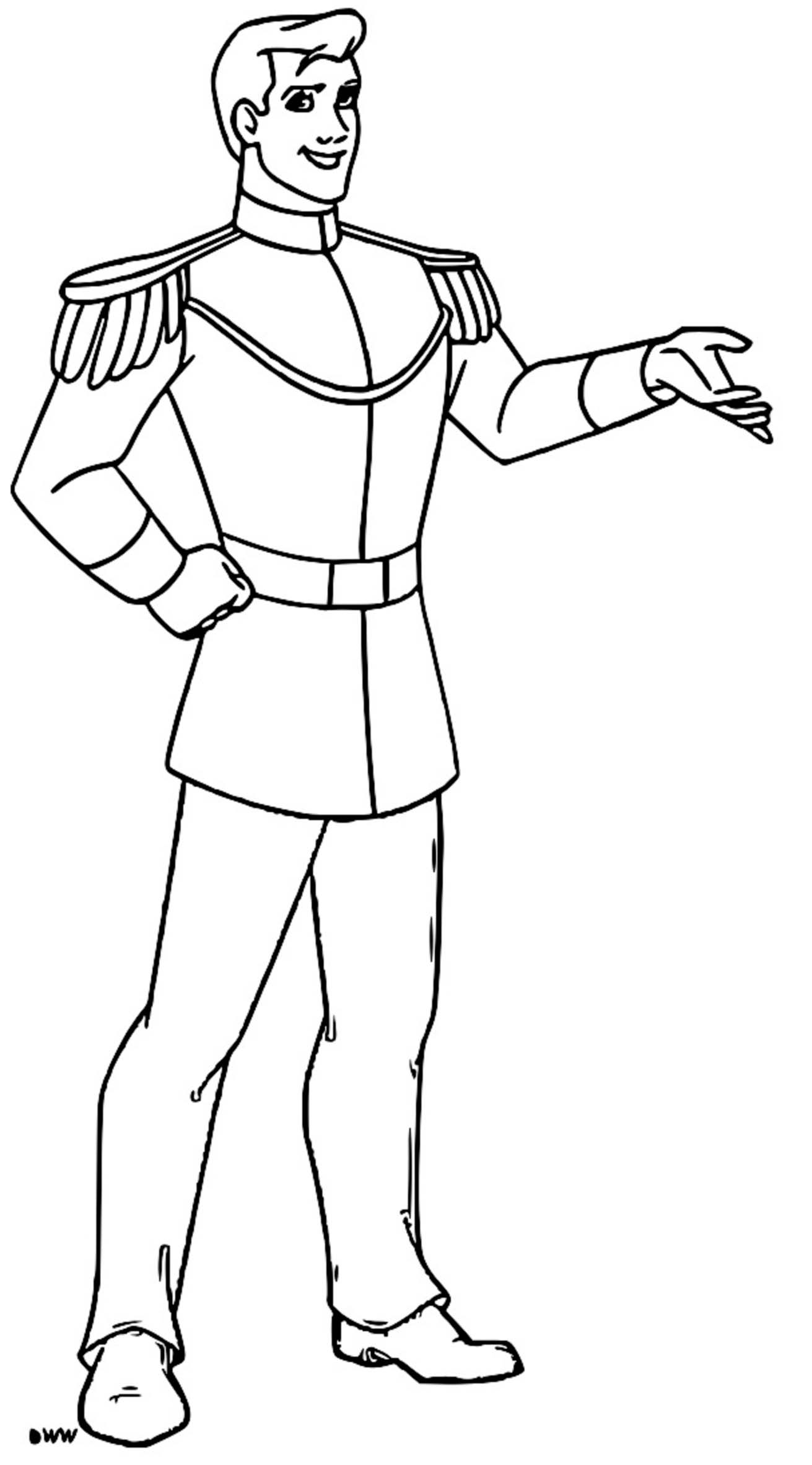Coloring Prince Pages Handsome Eric Clipart Library Kids Printable Popular Sketch Coloring Page
