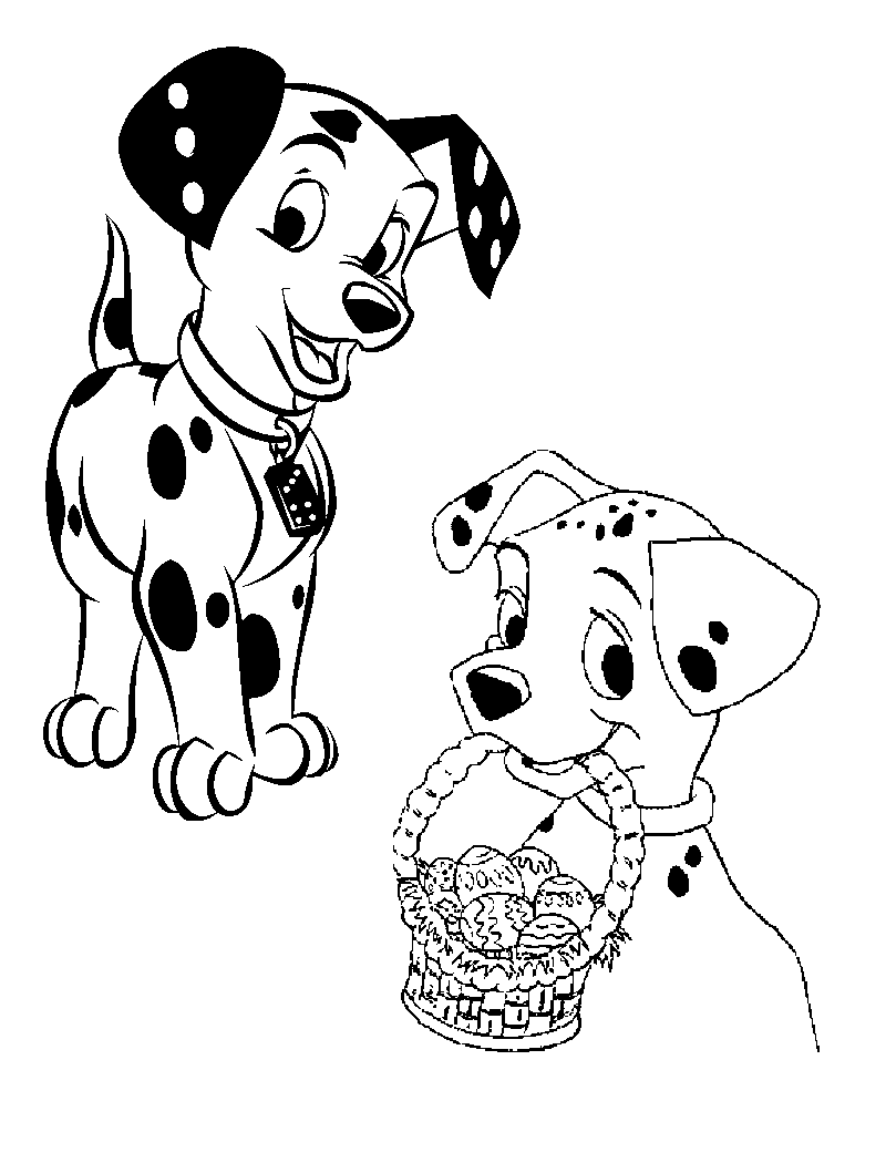 Colouring 101 Dalmatians Disney 1 101 Dalmatians Coloring Pages For Kids