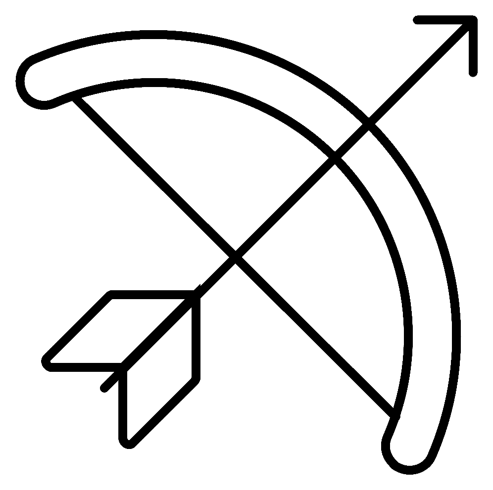 Compound Bow And Arrow Coloring Coloring Pages