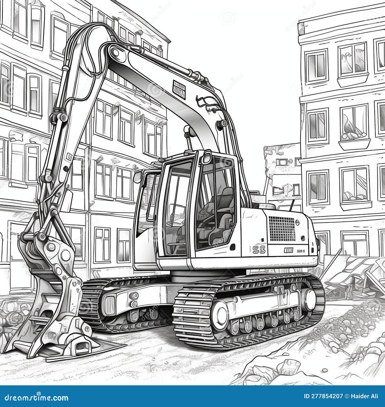 Contruction Coloring Pages