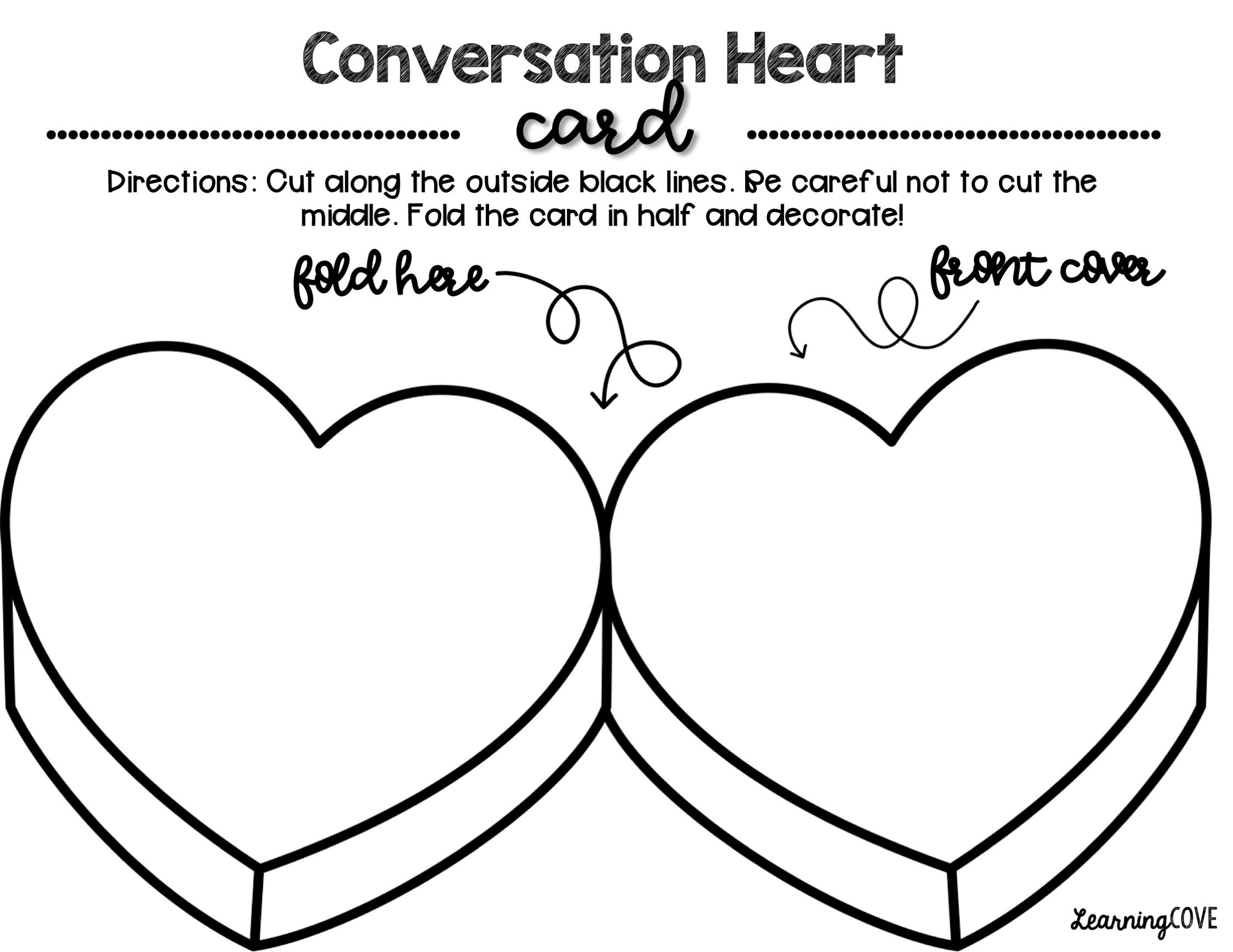 Conversation Heart Coloring Page Yunus Coloring Pages