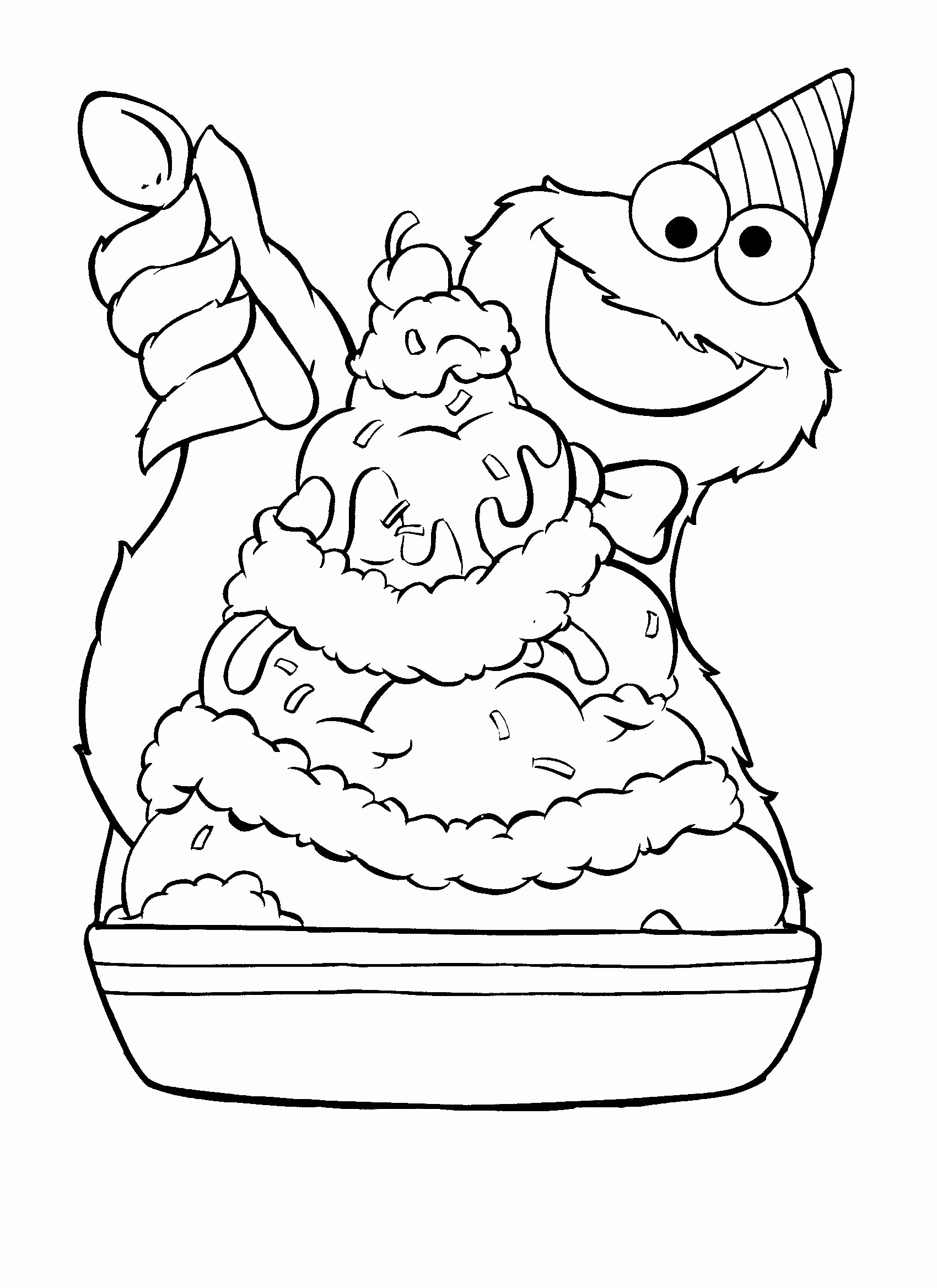 Cookie Monster Coloring Page At GetColorings Free Printable Colorings Pages To Print And Color