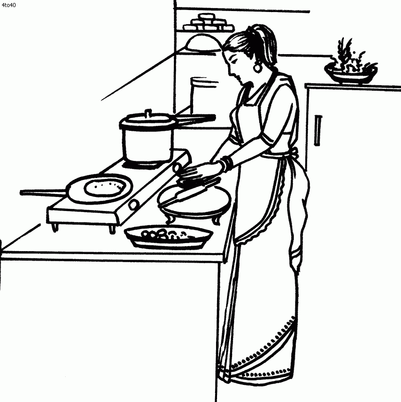 Free Printable Cooking Coloring Pages