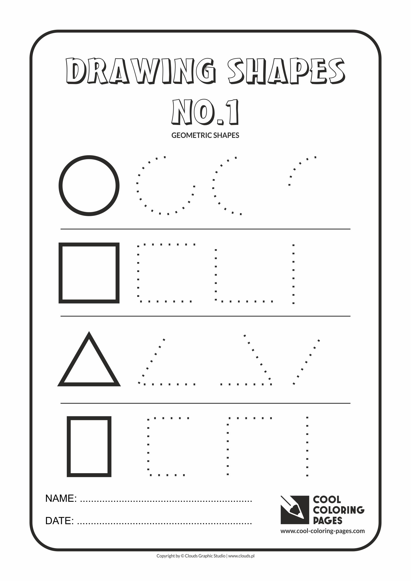 Shape Coloring Page