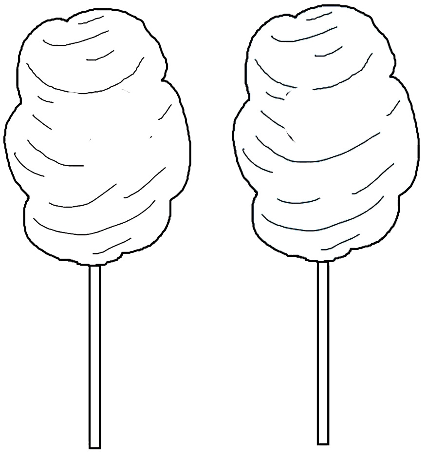 Cotton Candy Coloring Pages Coloring Home