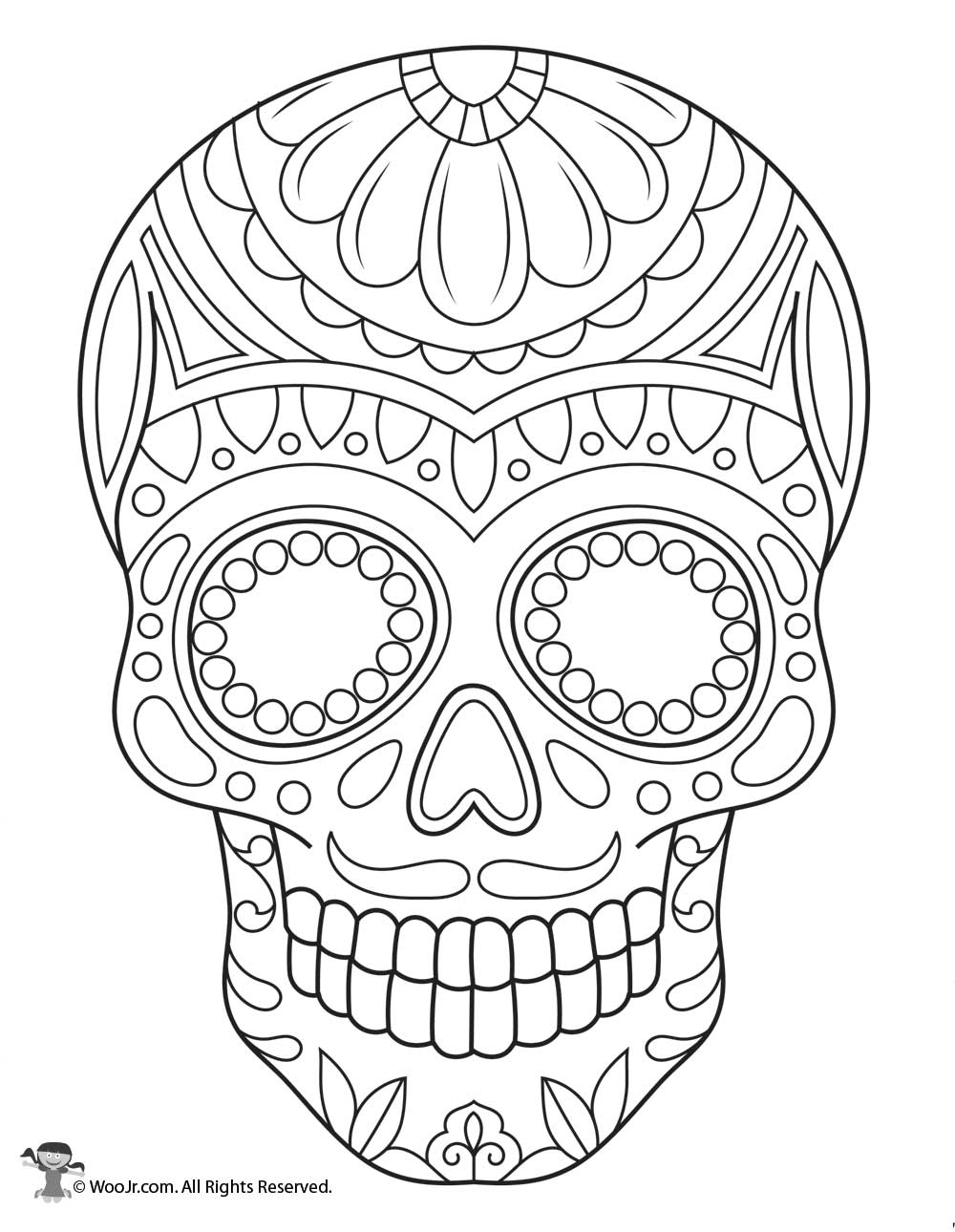 Couple Sugar Skull Pages Coloring Pages