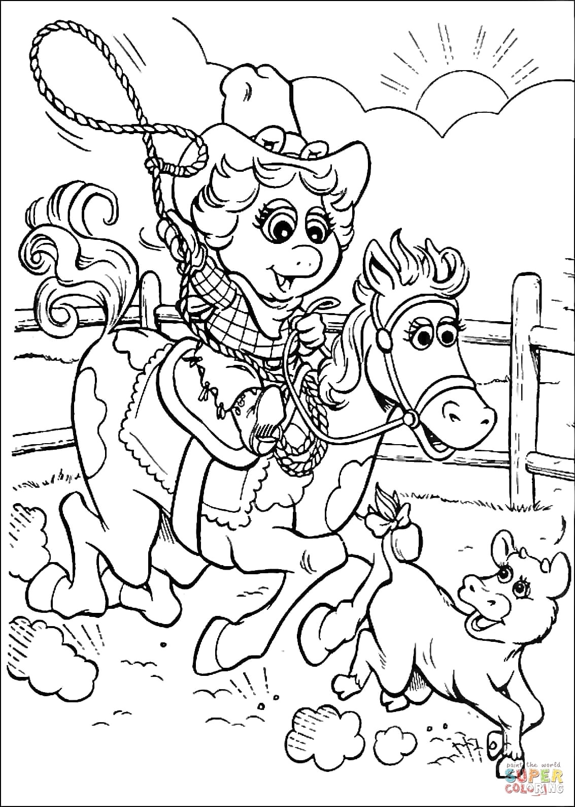 Cowgirl Coloring Pages At GetColorings Free Printable Colorings Pages To Print And Color