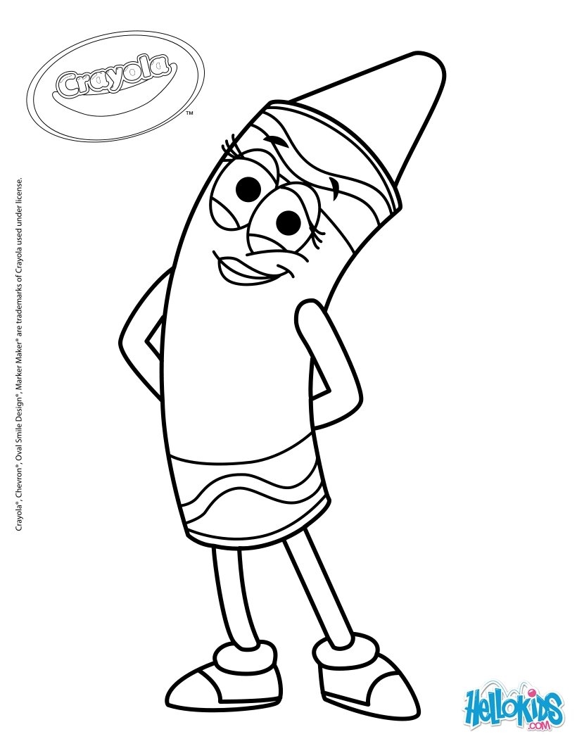 Crayola 16 Coloring Pages Hellokids