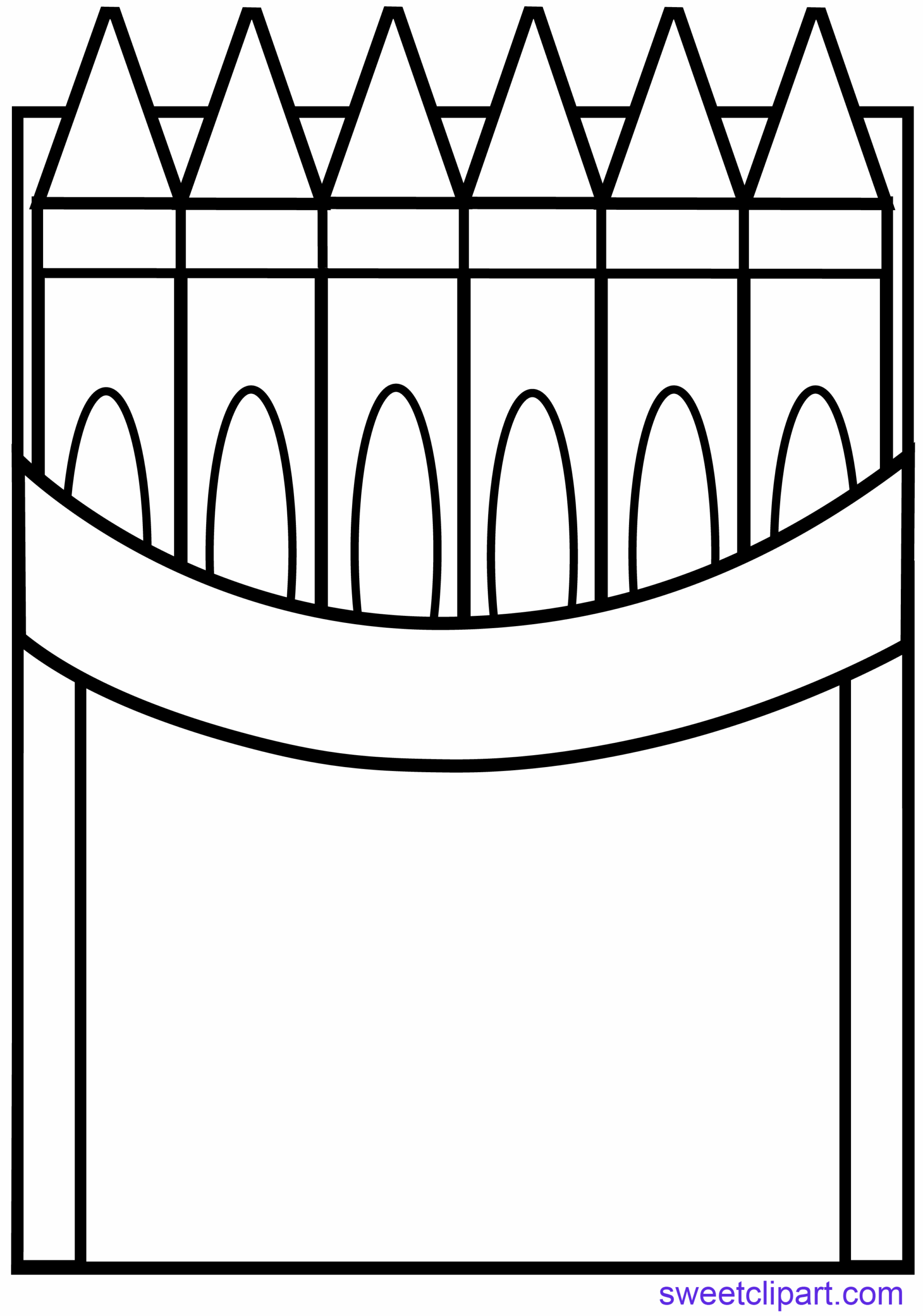 Crayons Coloring Pages