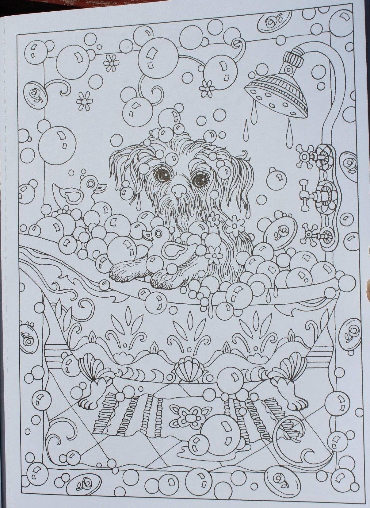 Creative Haven Dazzling Dogs Coloring Book Relaxing Illustrations For Adult Colorists Adult